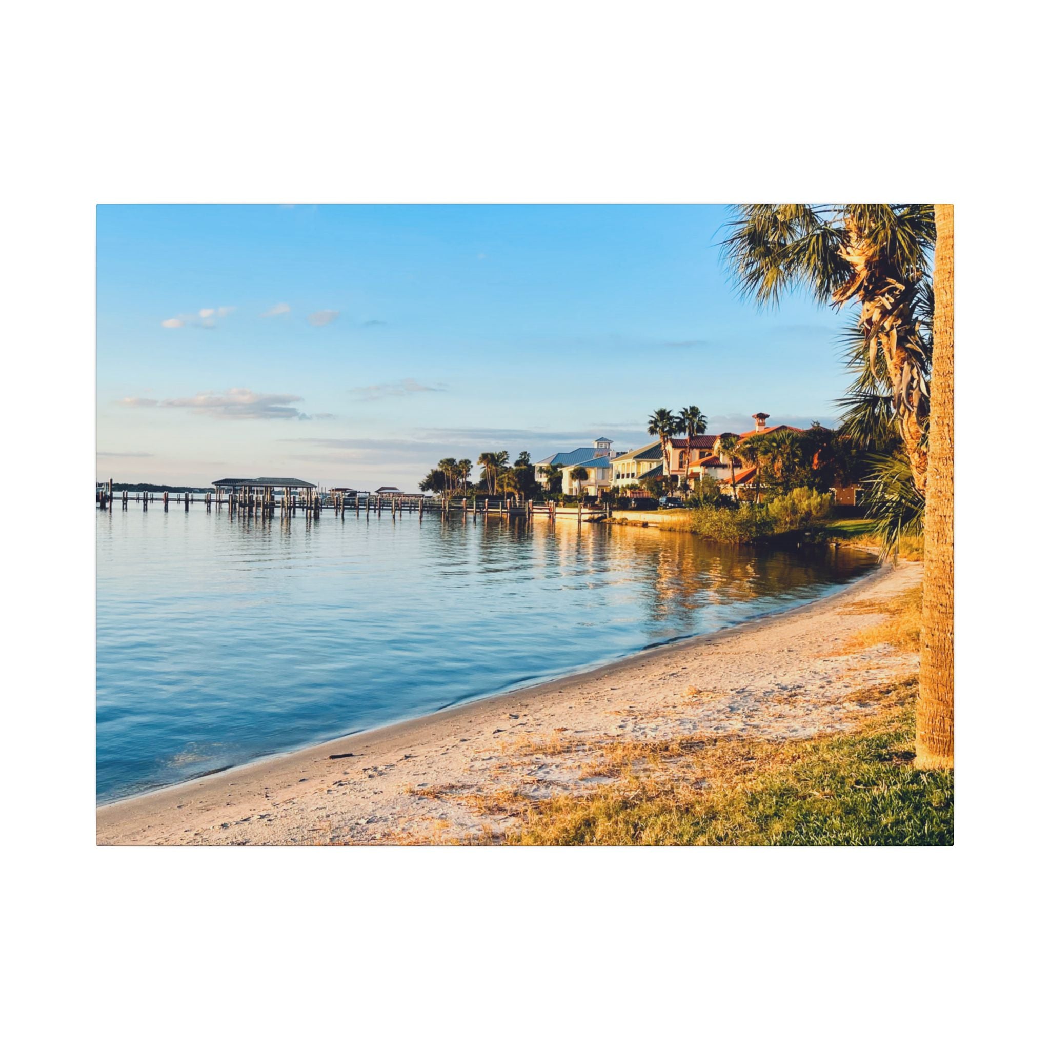 Canvas Print: Halifax River View from Fortunato Park