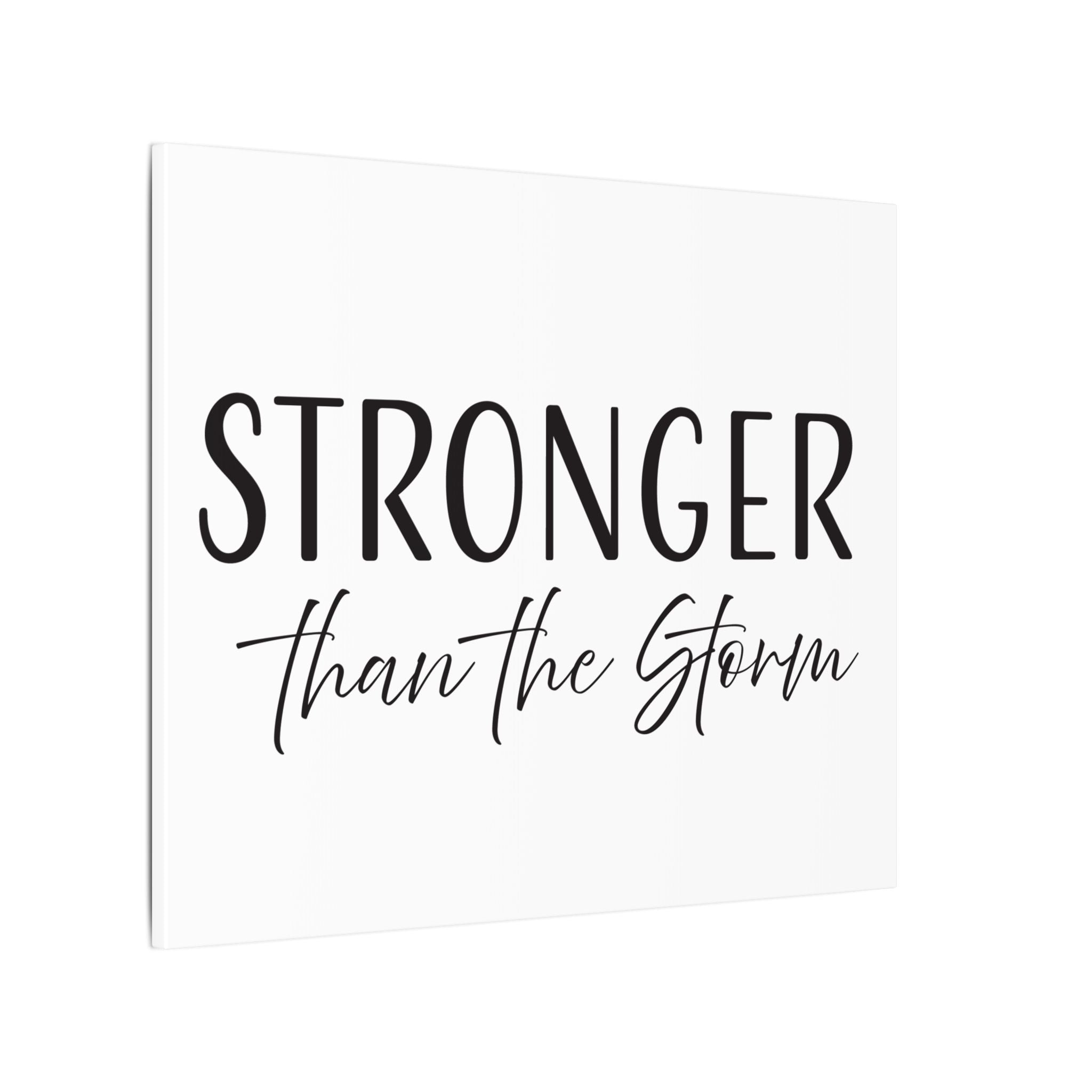 Canvas Wall Art:  Inspirational - Stronger Than the Storm