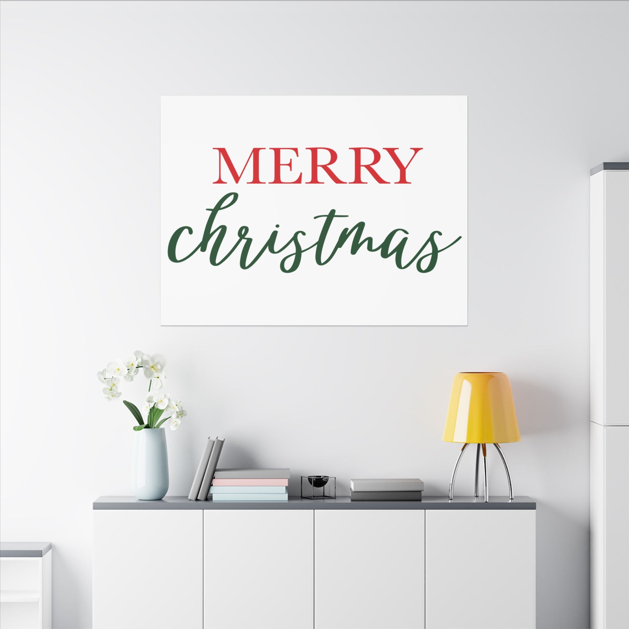 Canvas Wall Art: Holiday - Merry Christmas