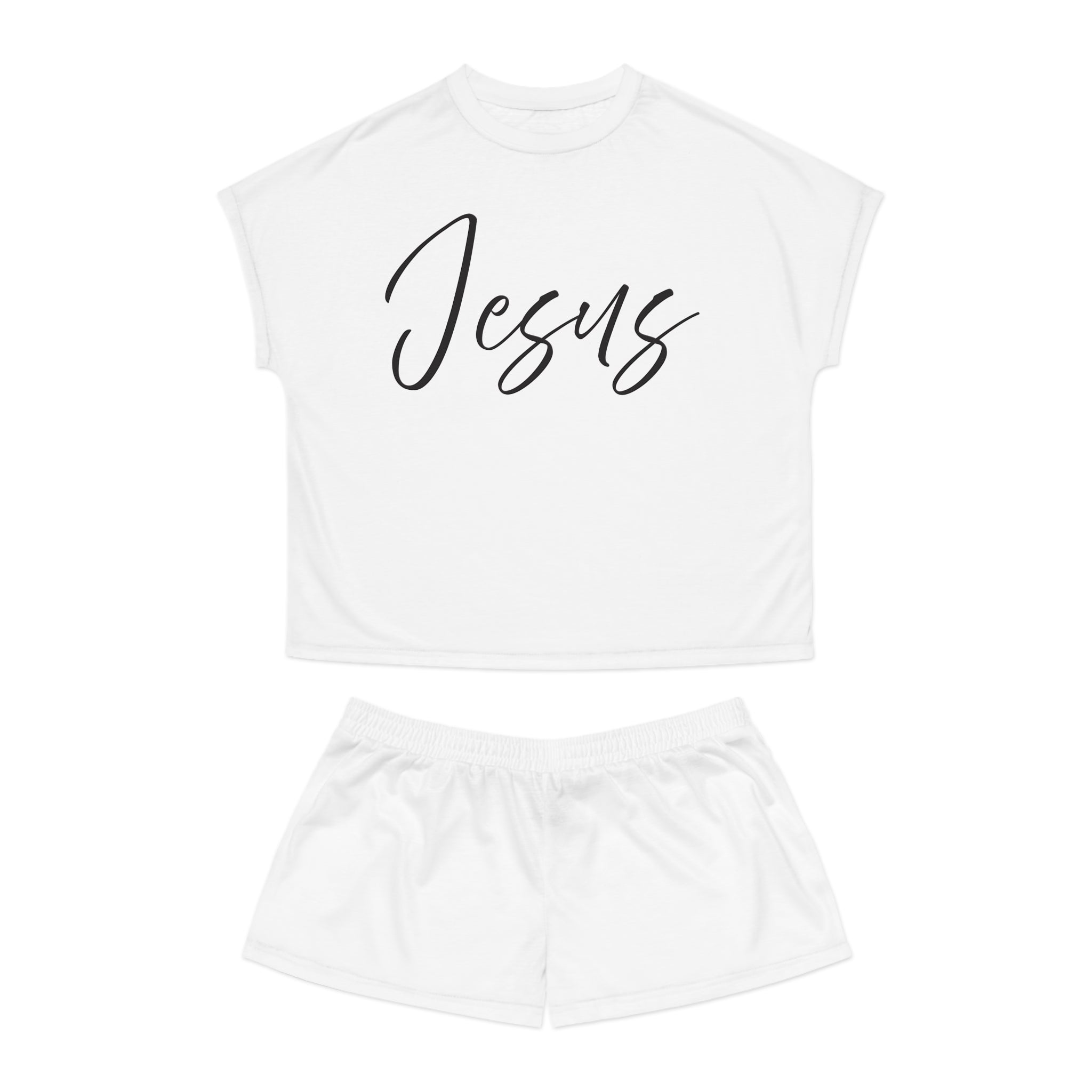 Short Pajama Set: Inspirational - Jesus