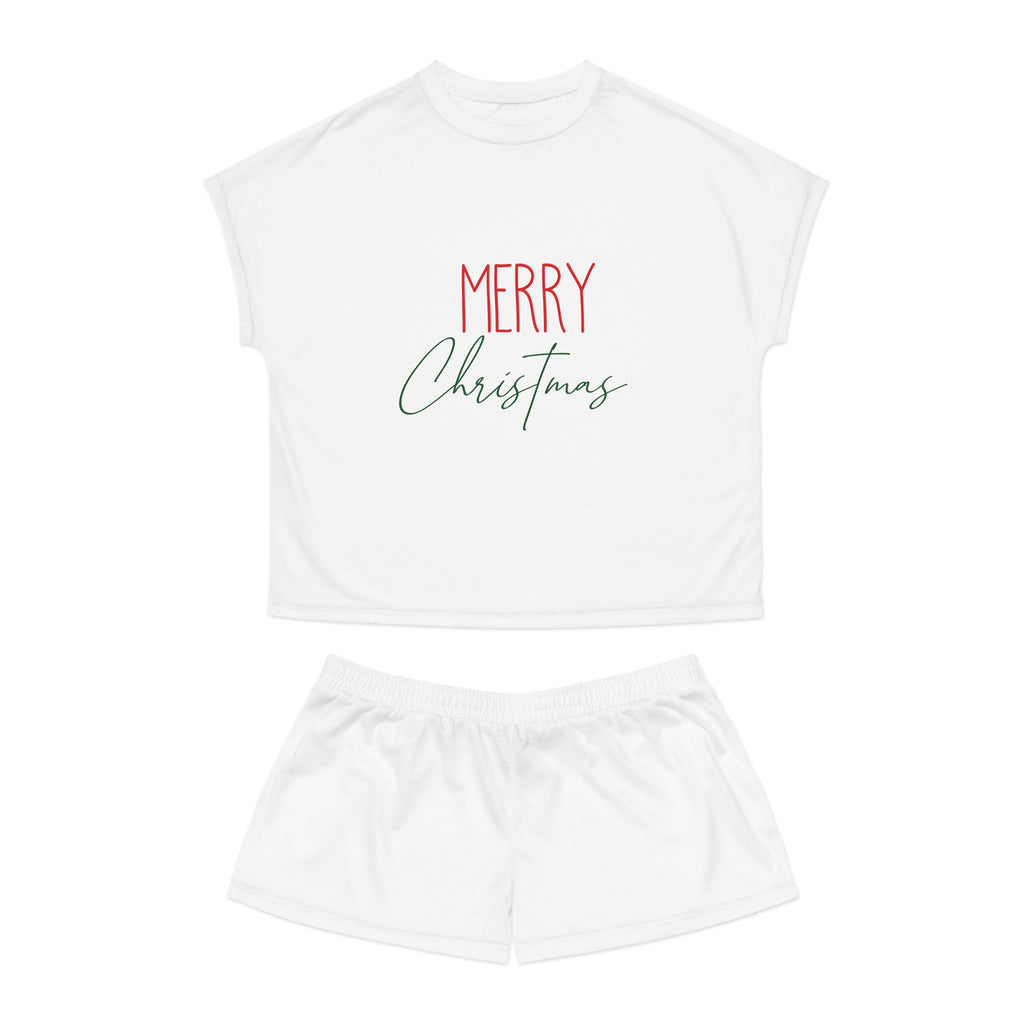 Short Pajama Set: Merry Christmas