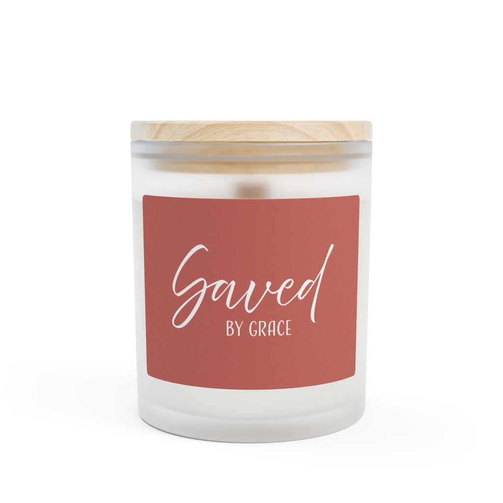 Saved By Grace candle | Frosted glass 11oz