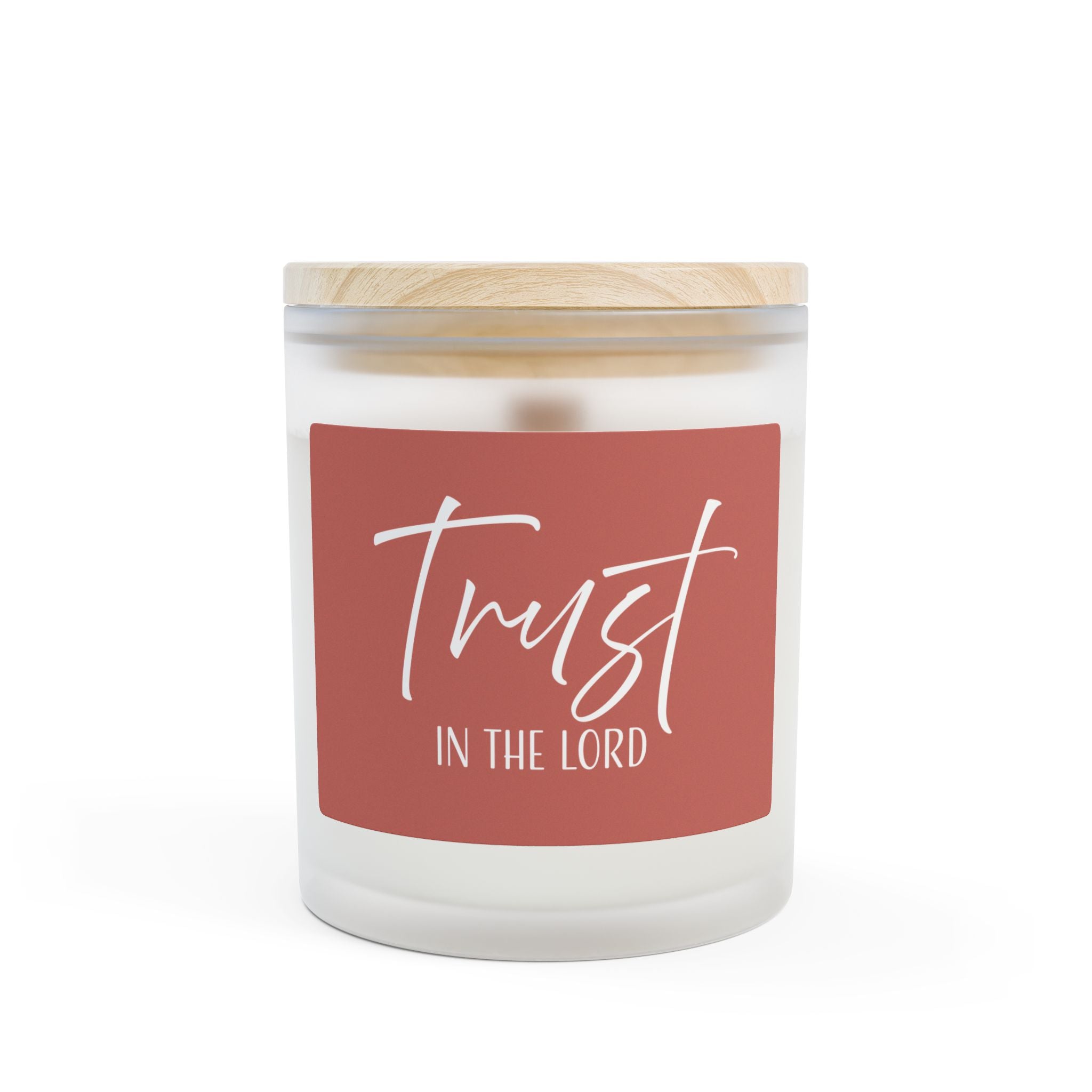 Affirmation Soy Candle: Trust in the Lord (11oz)
