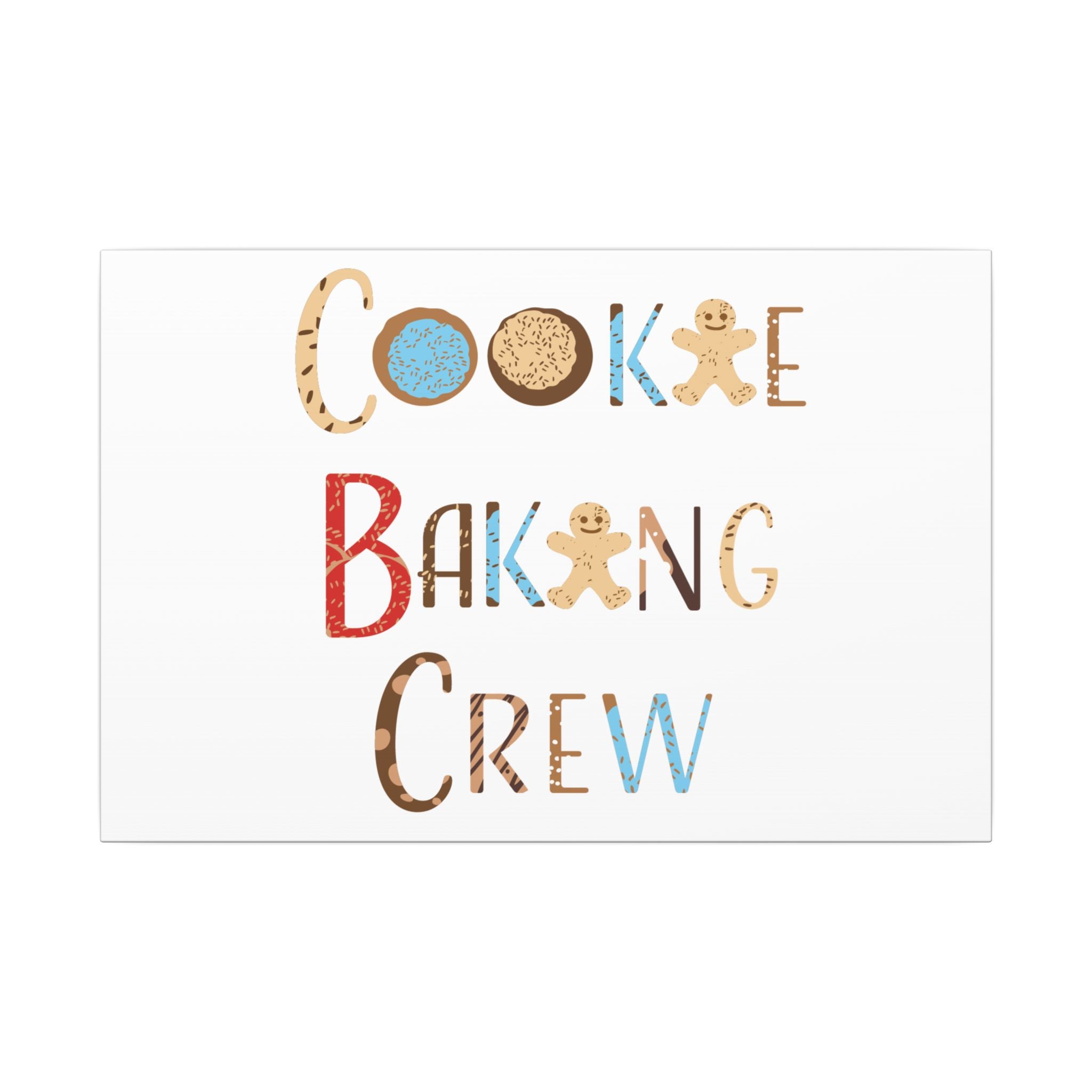 Canvas Wall Art: Cookie Baking Crew