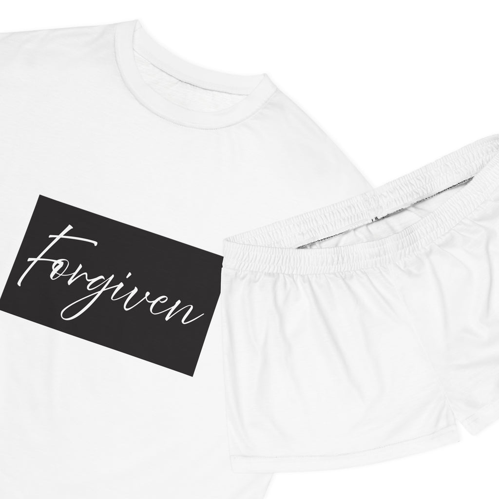 Short Pajama Set: Forgiven