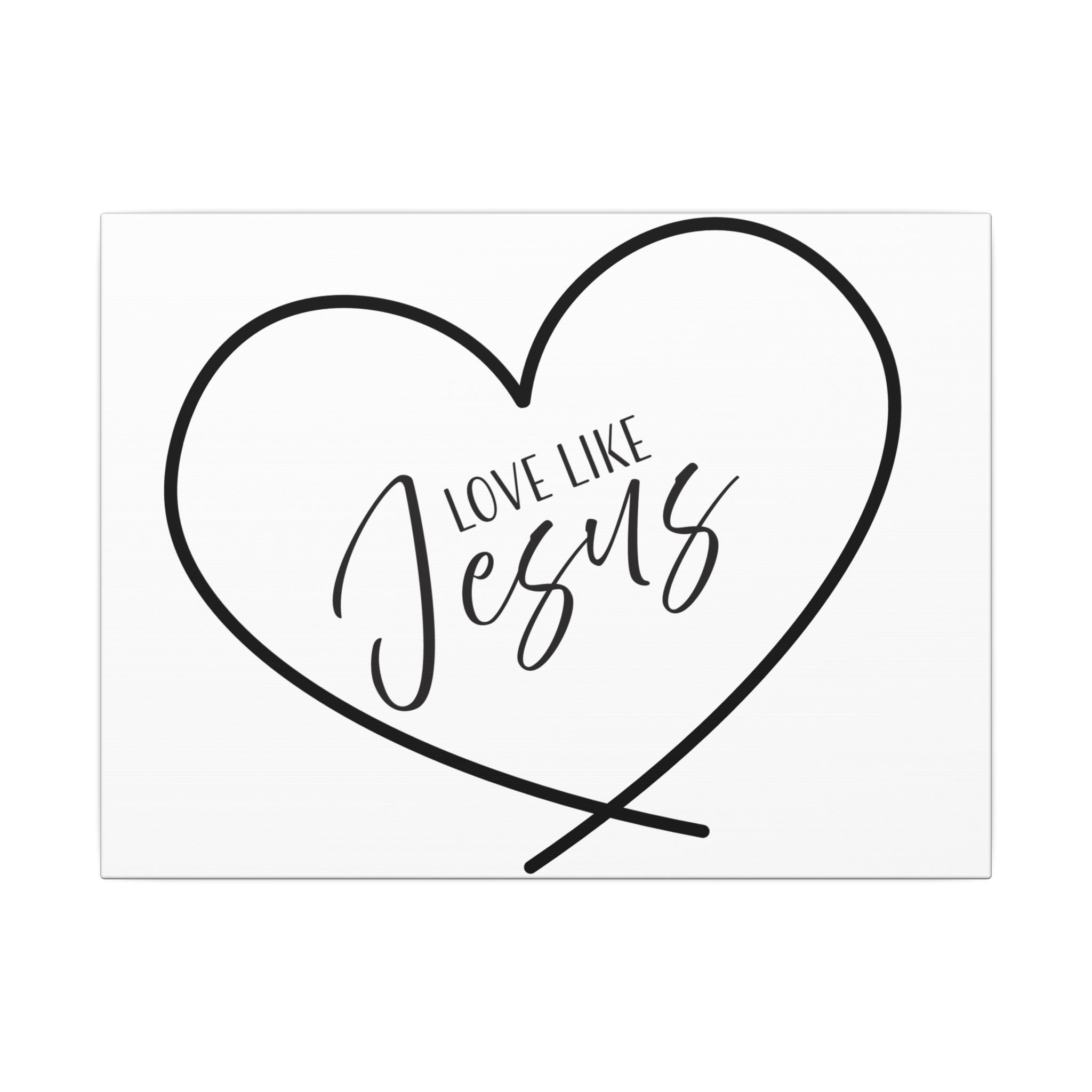 Canvas Wall Art: Inspirational - Love Like Jesus