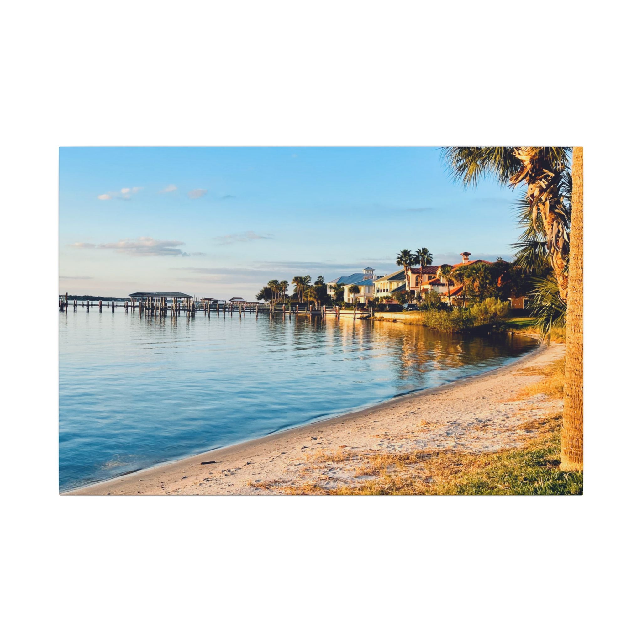 Canvas Print: Halifax River View from Fortunato Park