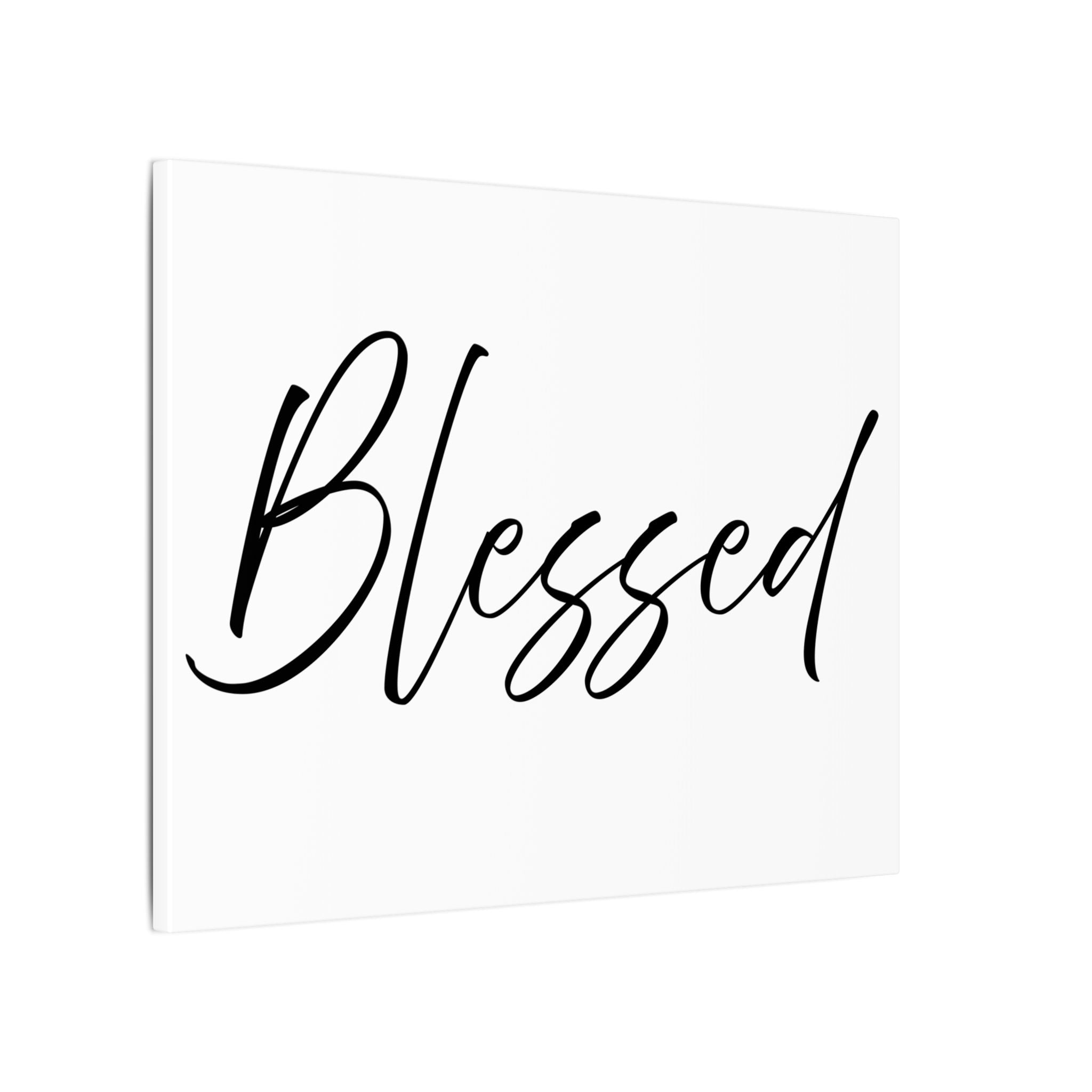 Canvas Wall Art:  Inspirational - Blessed