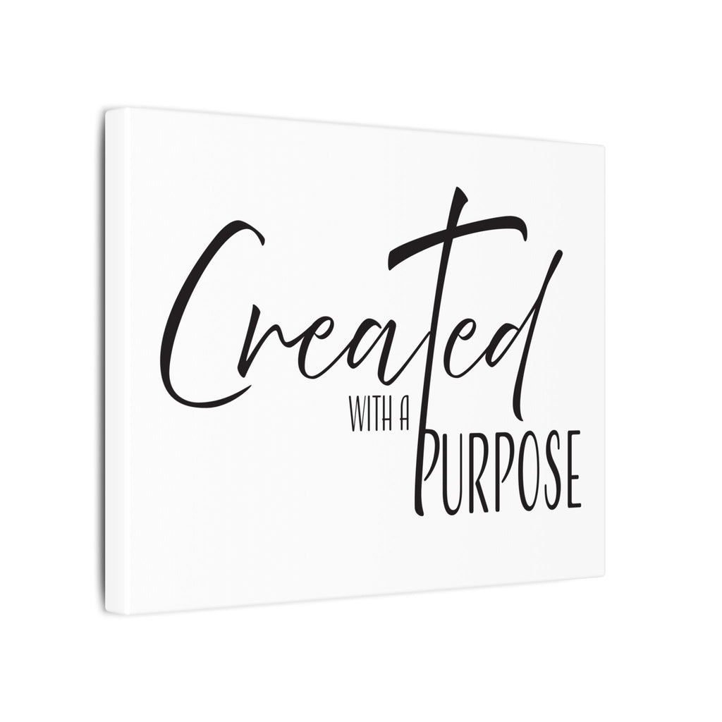 Canvas Wall Art: Inspirational - Created With A Purpose
