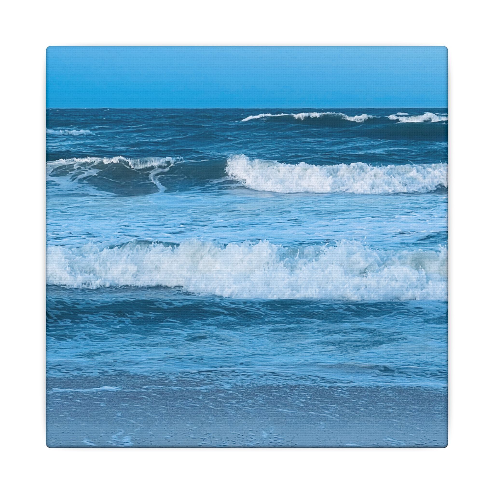 Canvas Print: Beachy Waves - Ormond-By-The-Sea