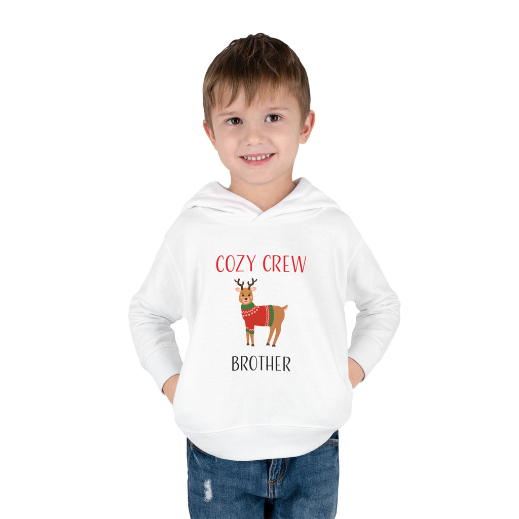 Hoodie: Cozy Crew Reindeer Brother (Toddler)