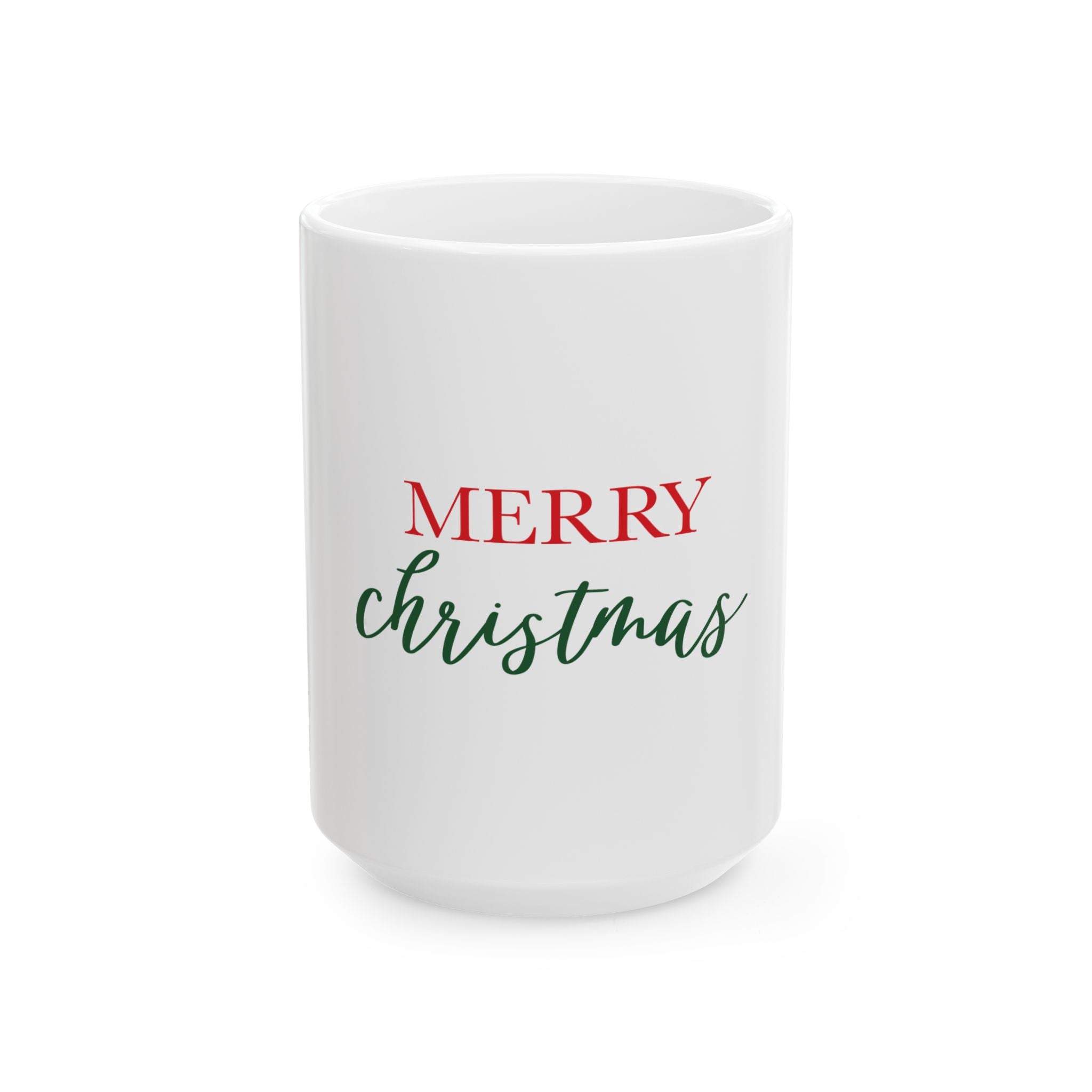 Ceramic Mug: Merry Christmas Script