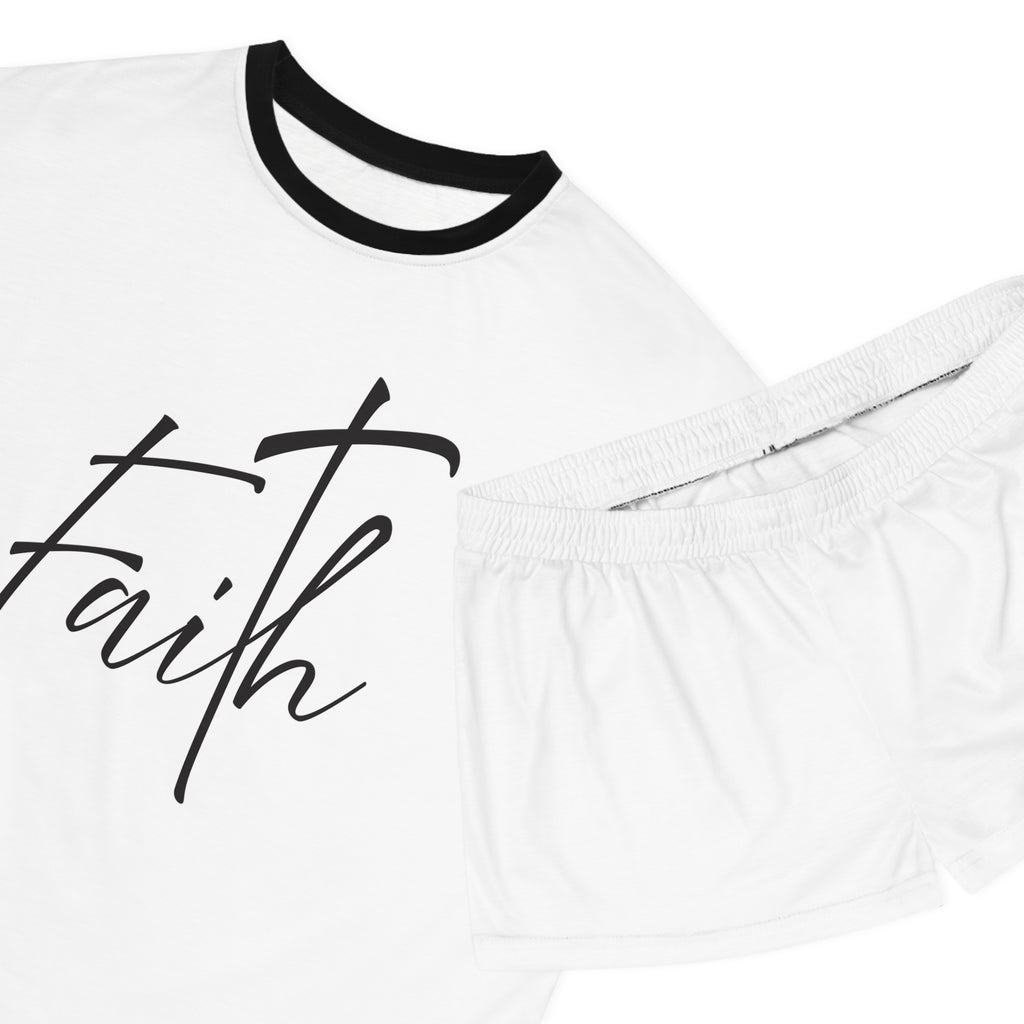 Short Pajama Set: Faith