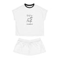 Short Pajama Set: Walk by faith