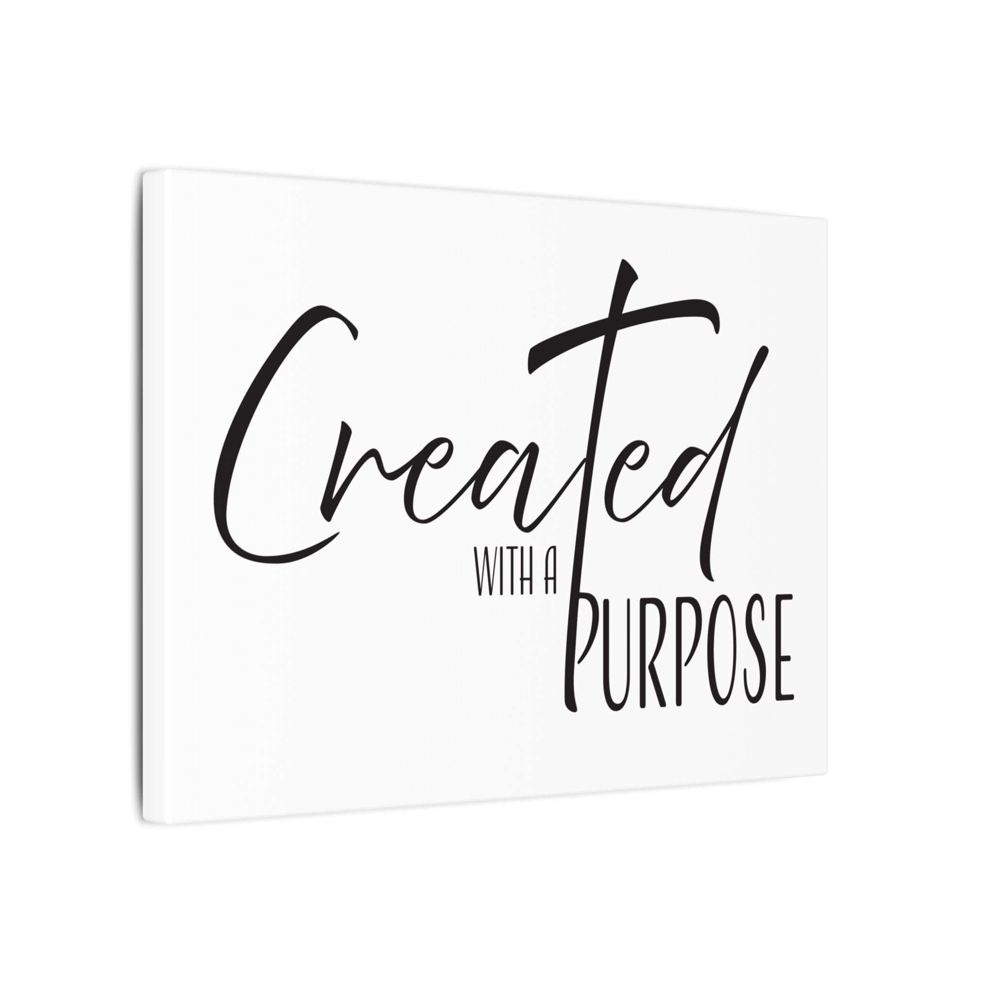 Canvas Wall Art: Inspirational - Created With A Purpose