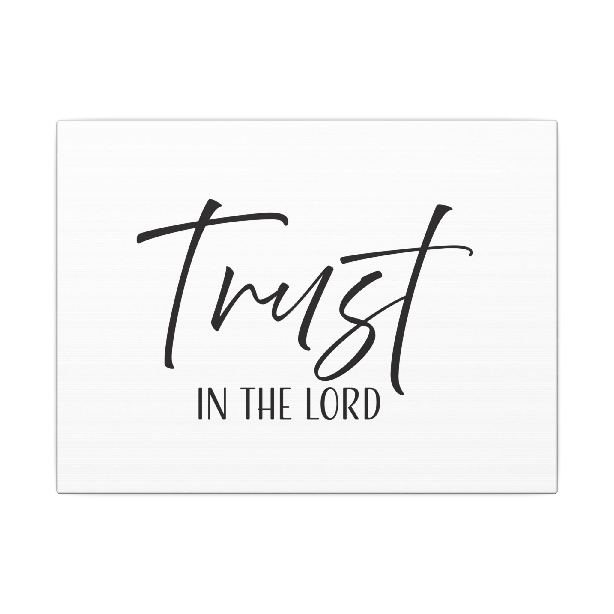 Canvas Wall Art:  Inspirational - Trust in the Lord