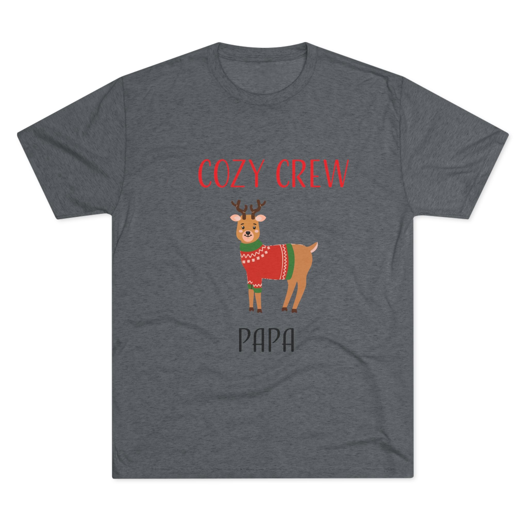 Teeshirt: Cozy Crew Reindeer Papa (Adult)