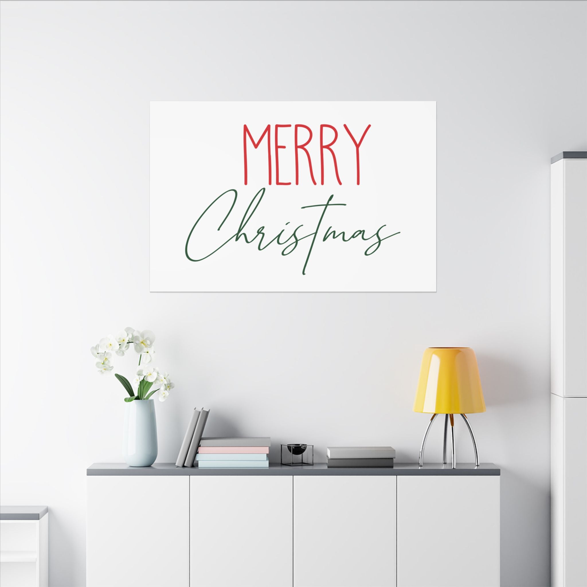 Canvas Wall Art: Holiday - Merry Christmas