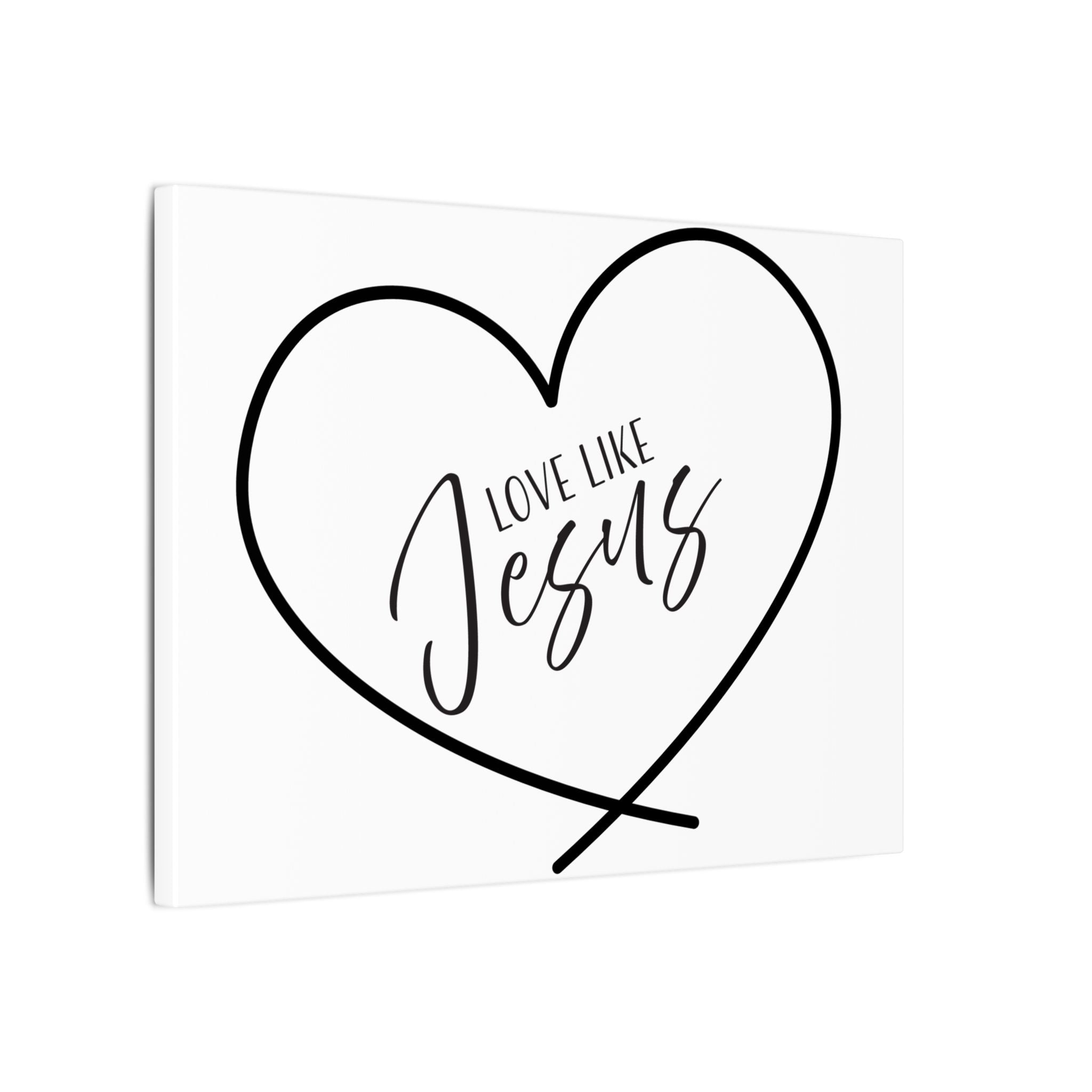 Canvas Wall Art: Inspirational - Love Like Jesus