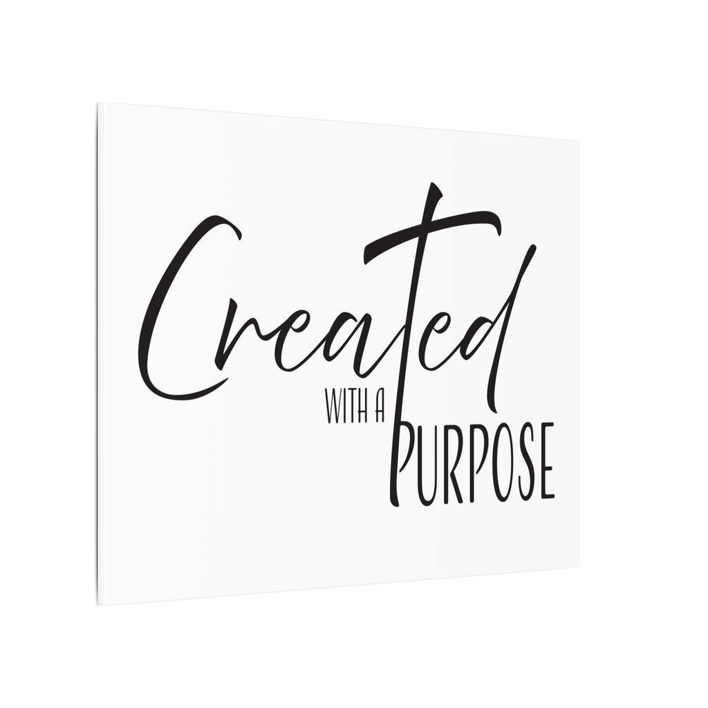 Canvas Wall Art: Inspirational - Created With A Purpose
