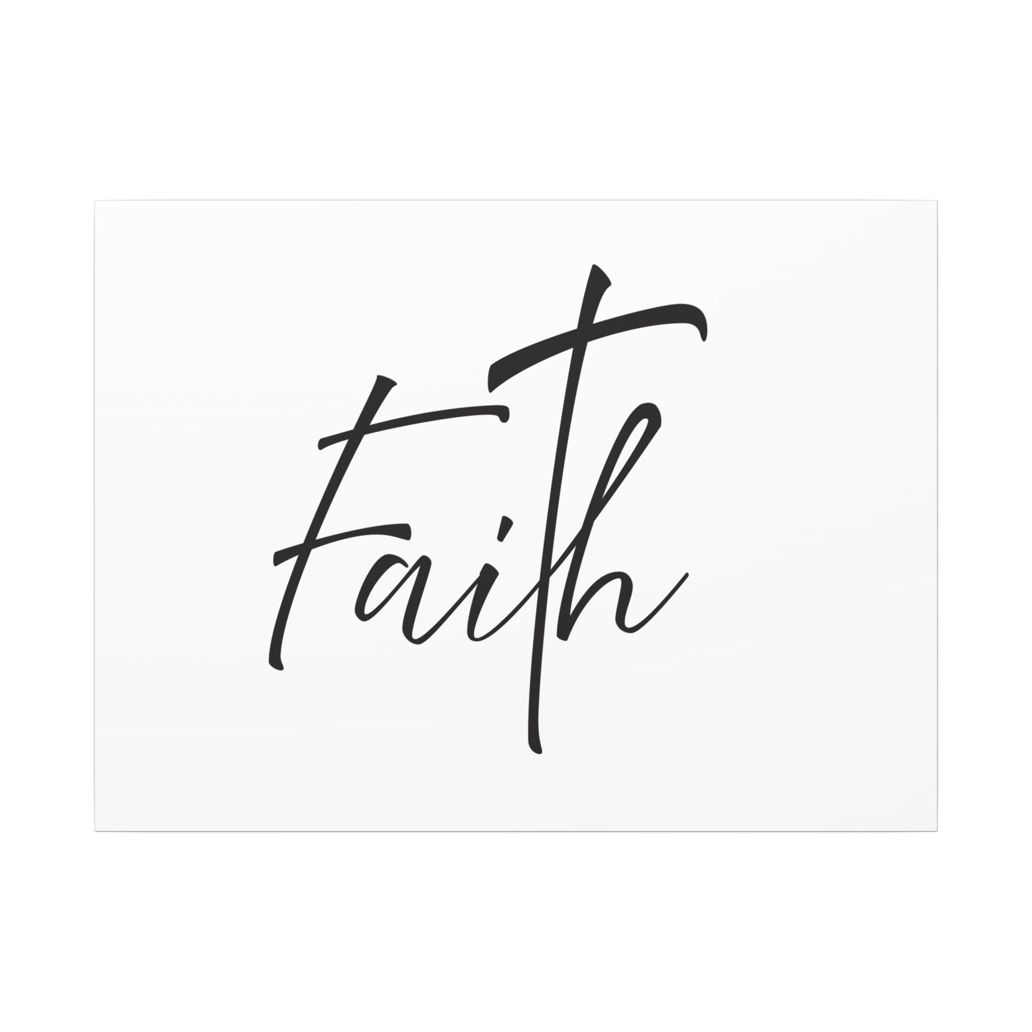 Canvas Wall Art: Inspirational - Faith