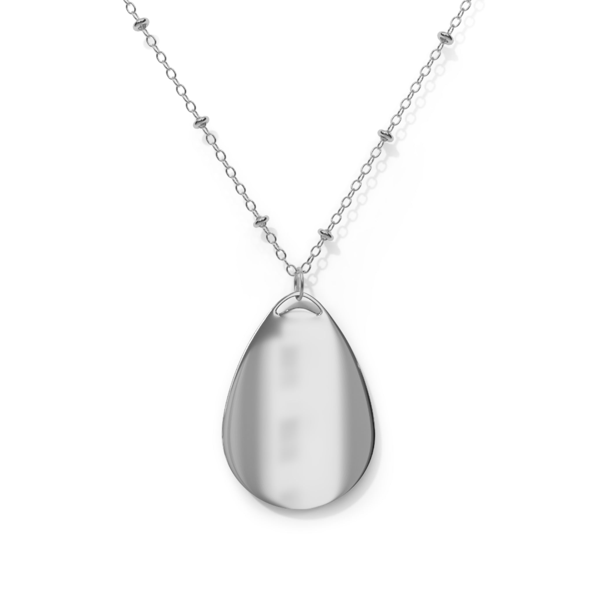 Necklace: Naughty or Nice - Oval