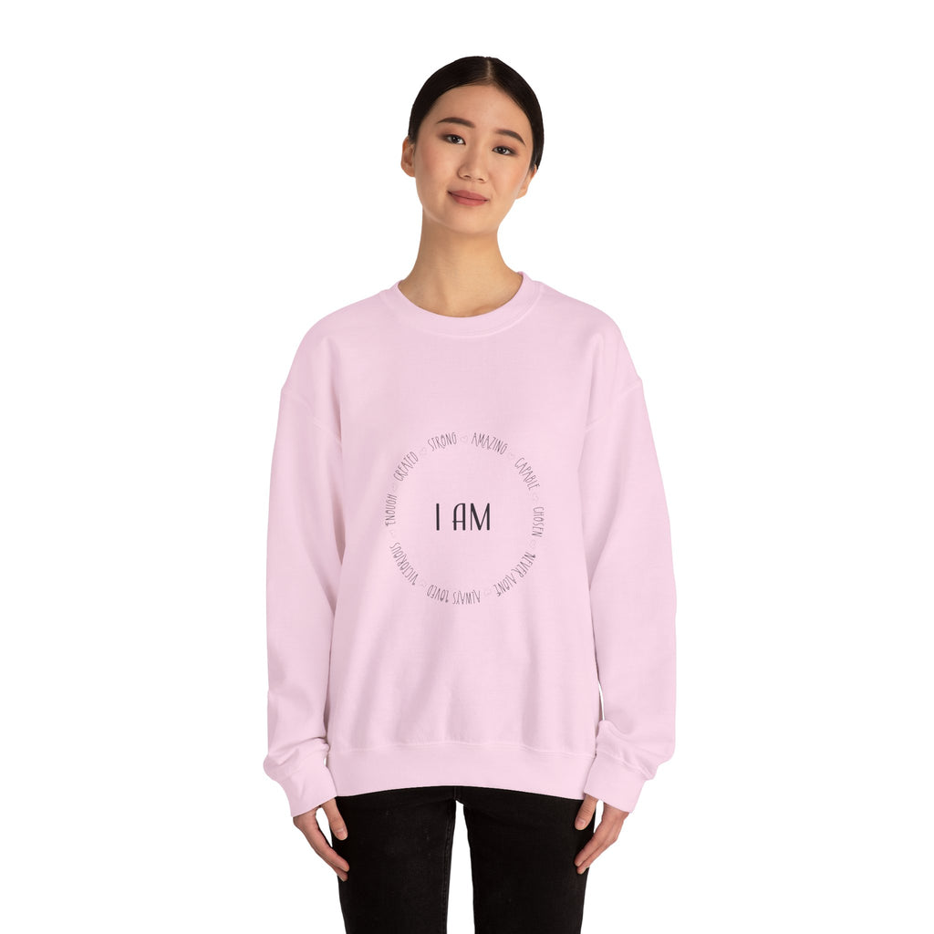 Sweatshirt: Inspirational - I am