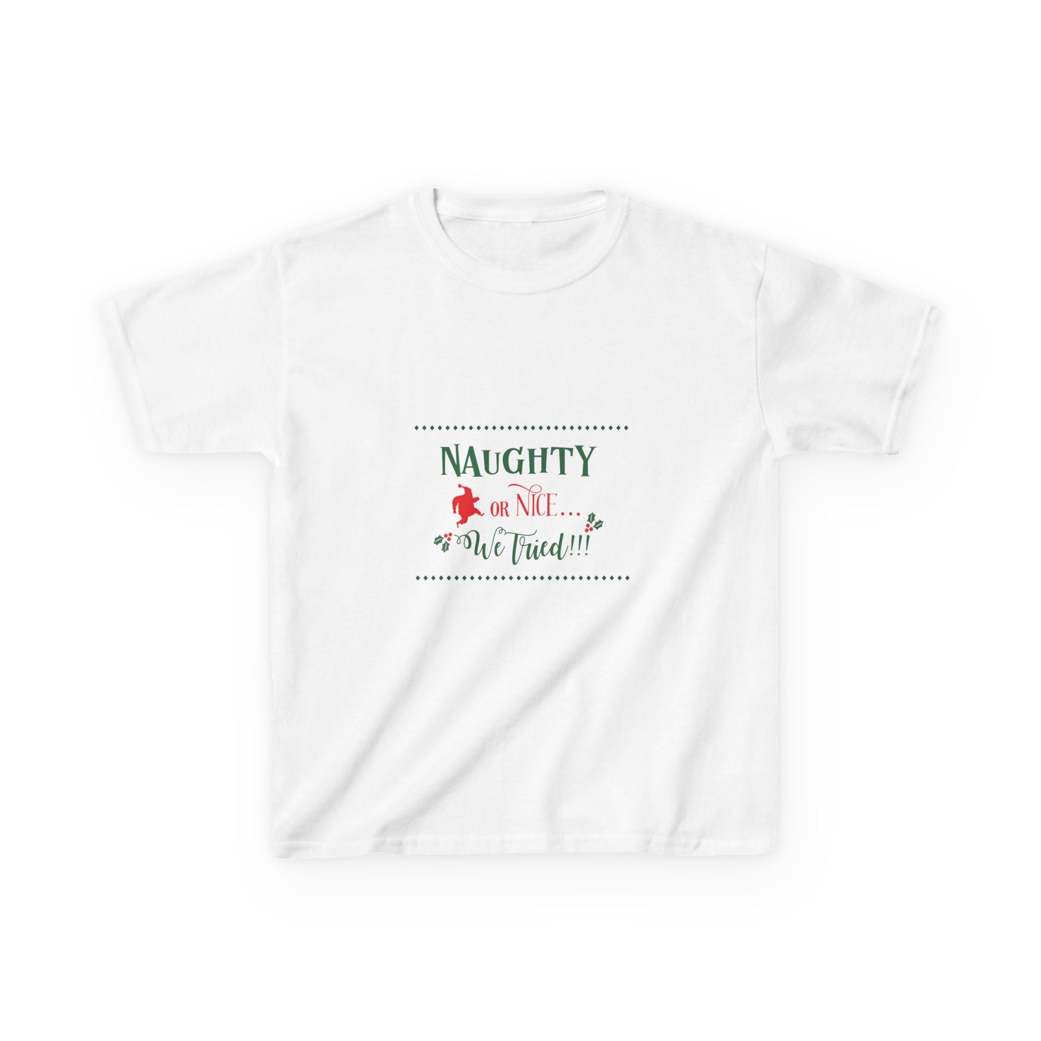 Teeshirt: Naughty or Nice... We Tried - Kid (M/F)