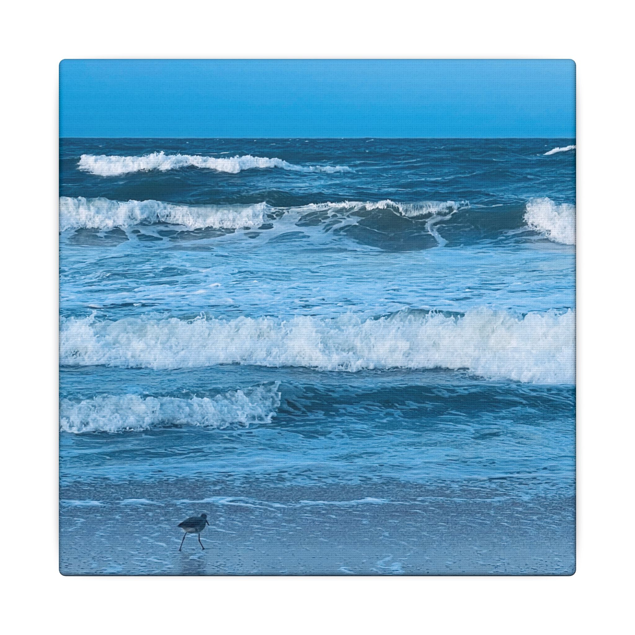Canvas Print: Rolling Waves - Ormond-By-The-Sea