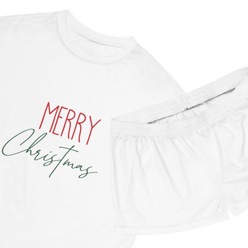 Short Pajama Set: Merry Christmas