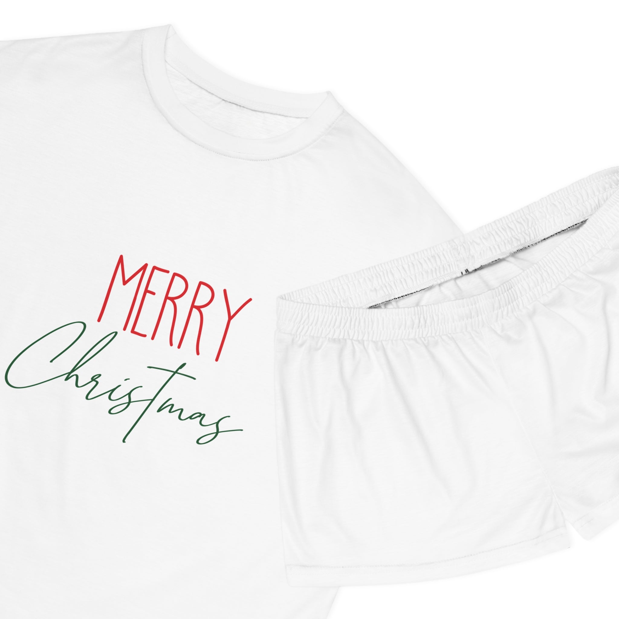 Short Pajama Set: Merry Christmas