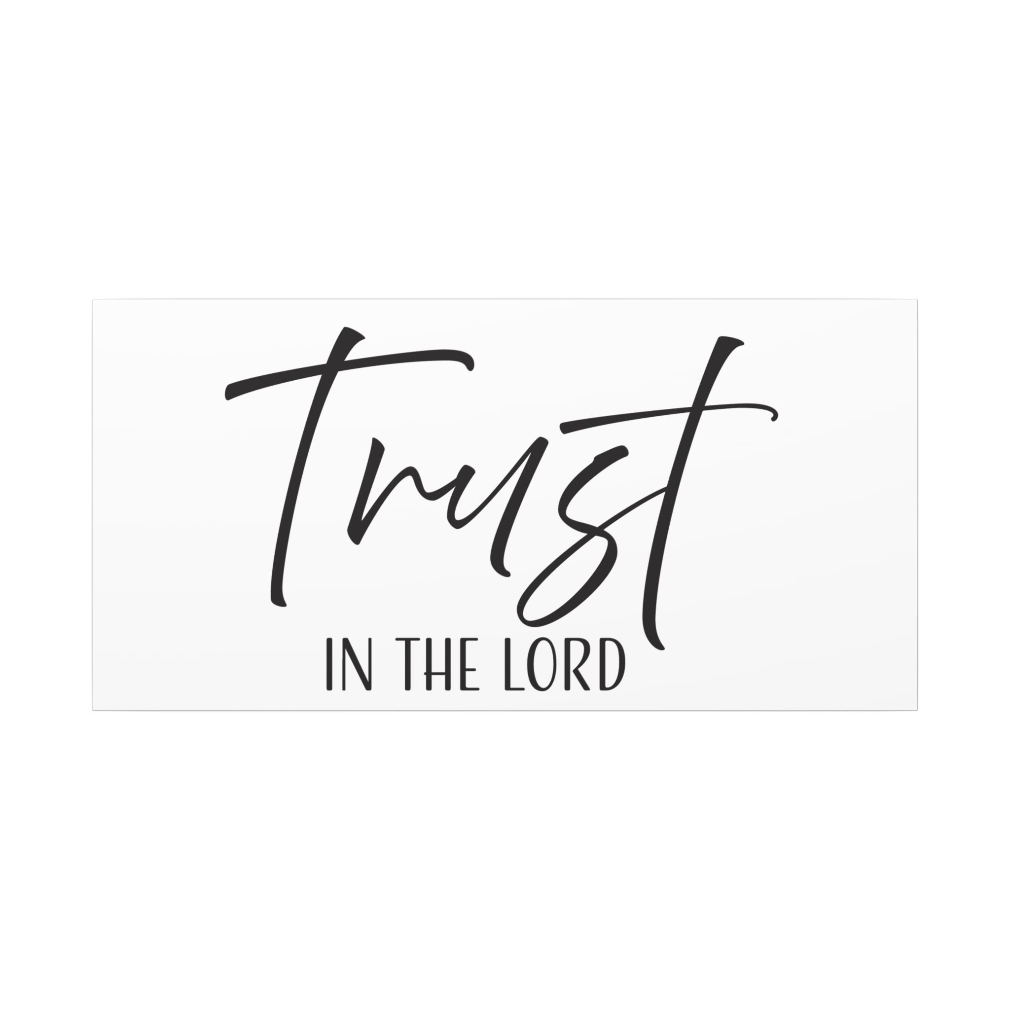 Canvas Wall Art:  Inspirational - Trust in the Lord