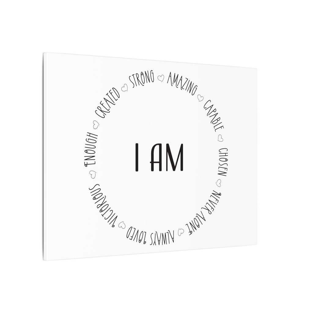Canvas Wall Art:  Inspirational - I AM Affirmation