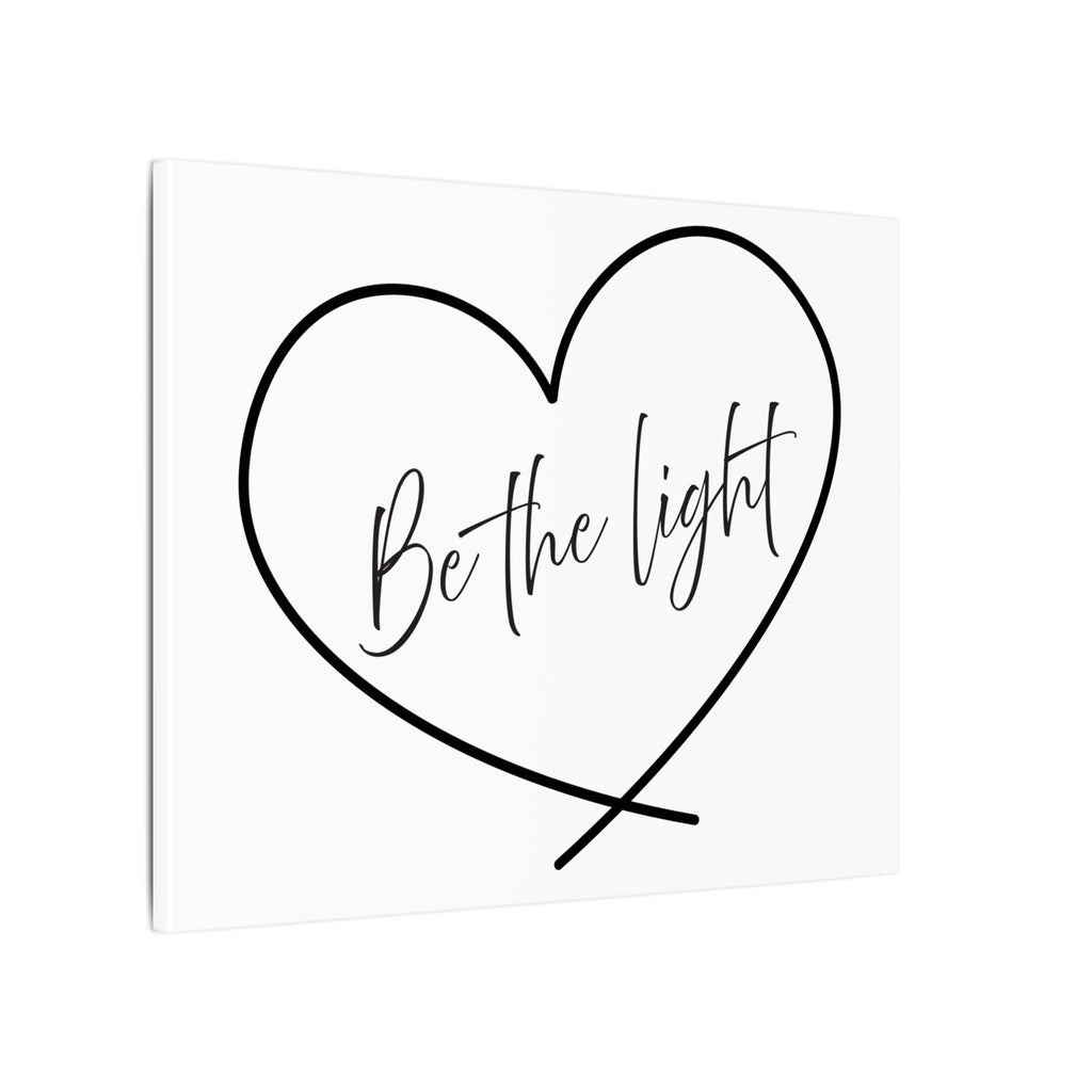 Canvas Wall Art:  Inspirational - Be the Light Heart