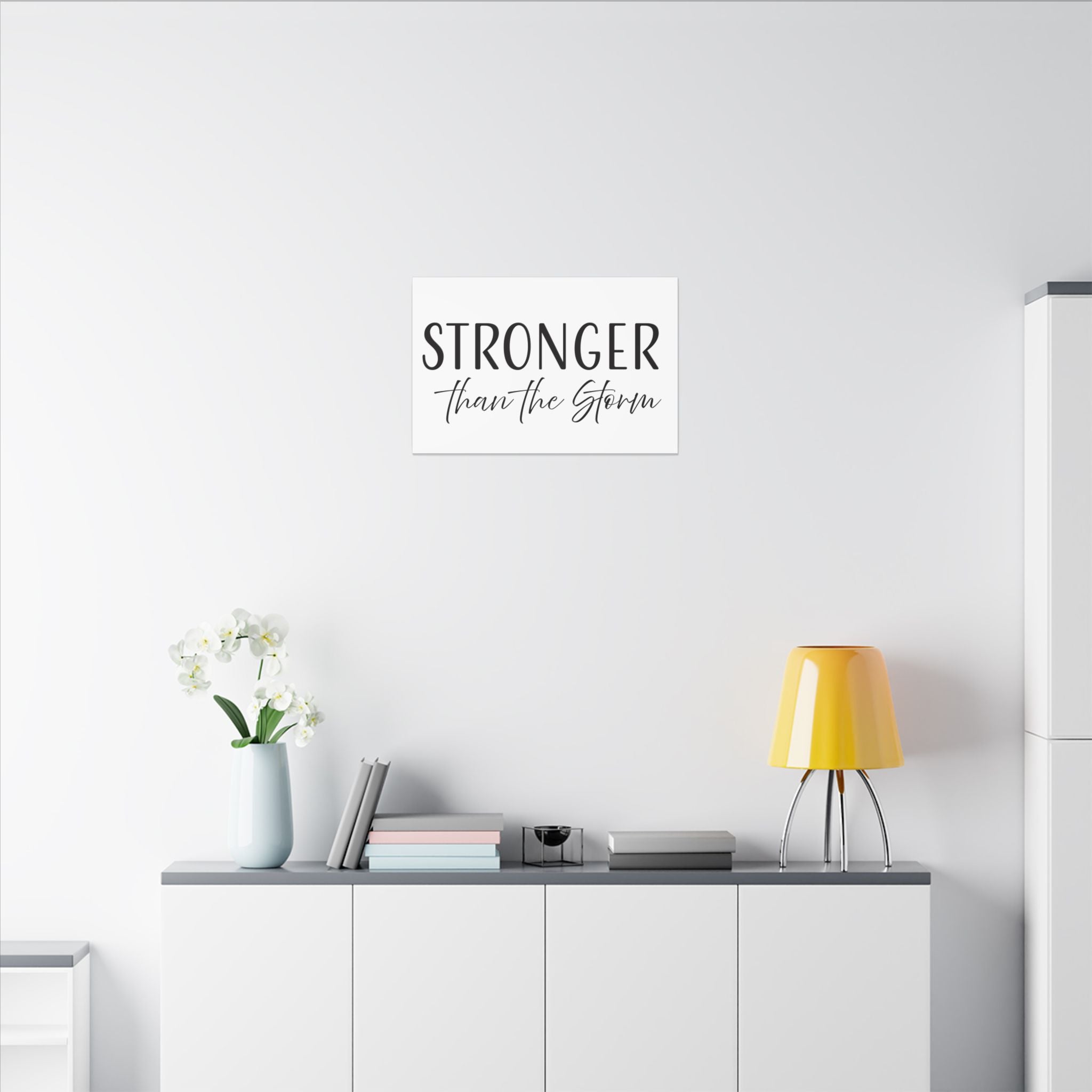 Canvas Wall Art:  Inspirational - Stronger Than the Storm