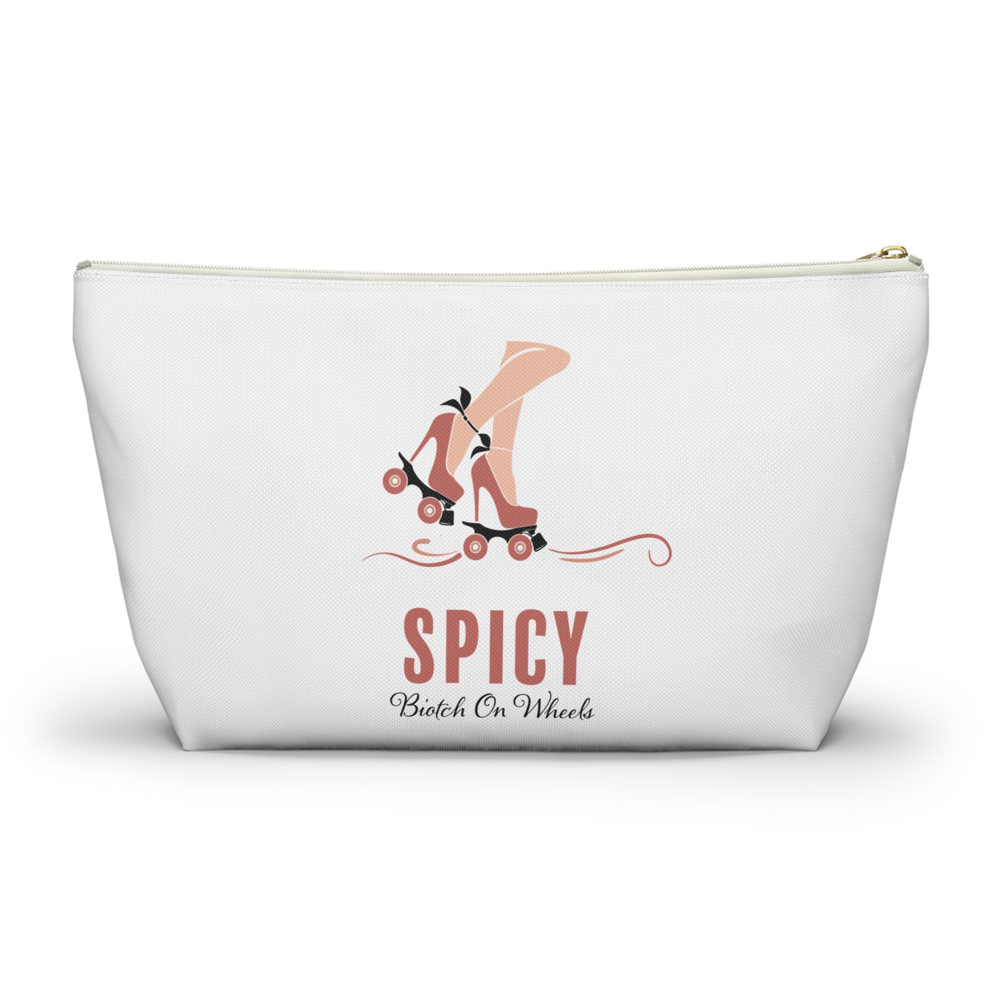 Makeup Bag: Spicy Biotch on Wheels - (color)