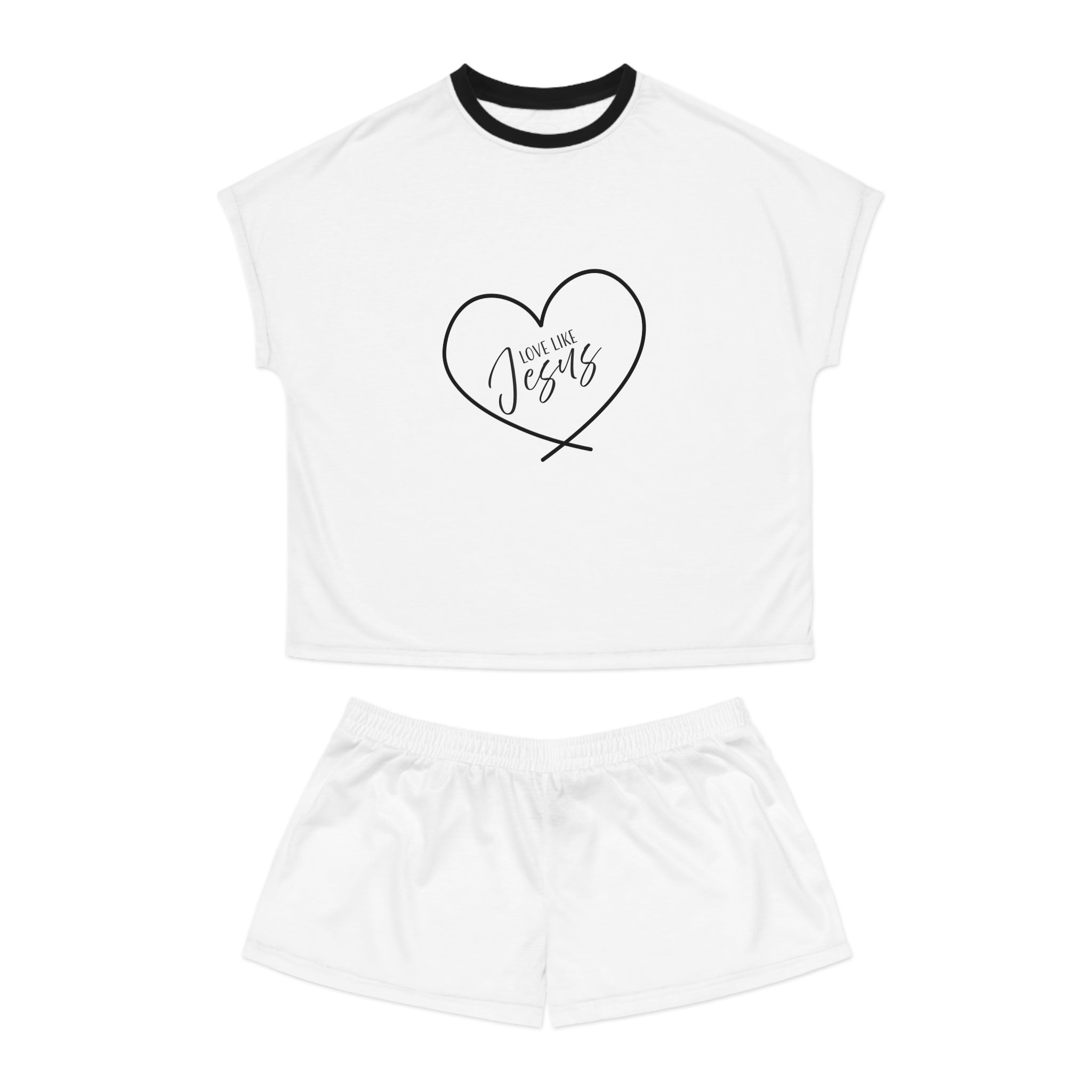 Short pajama set: Inspirational - Love Like Jesus