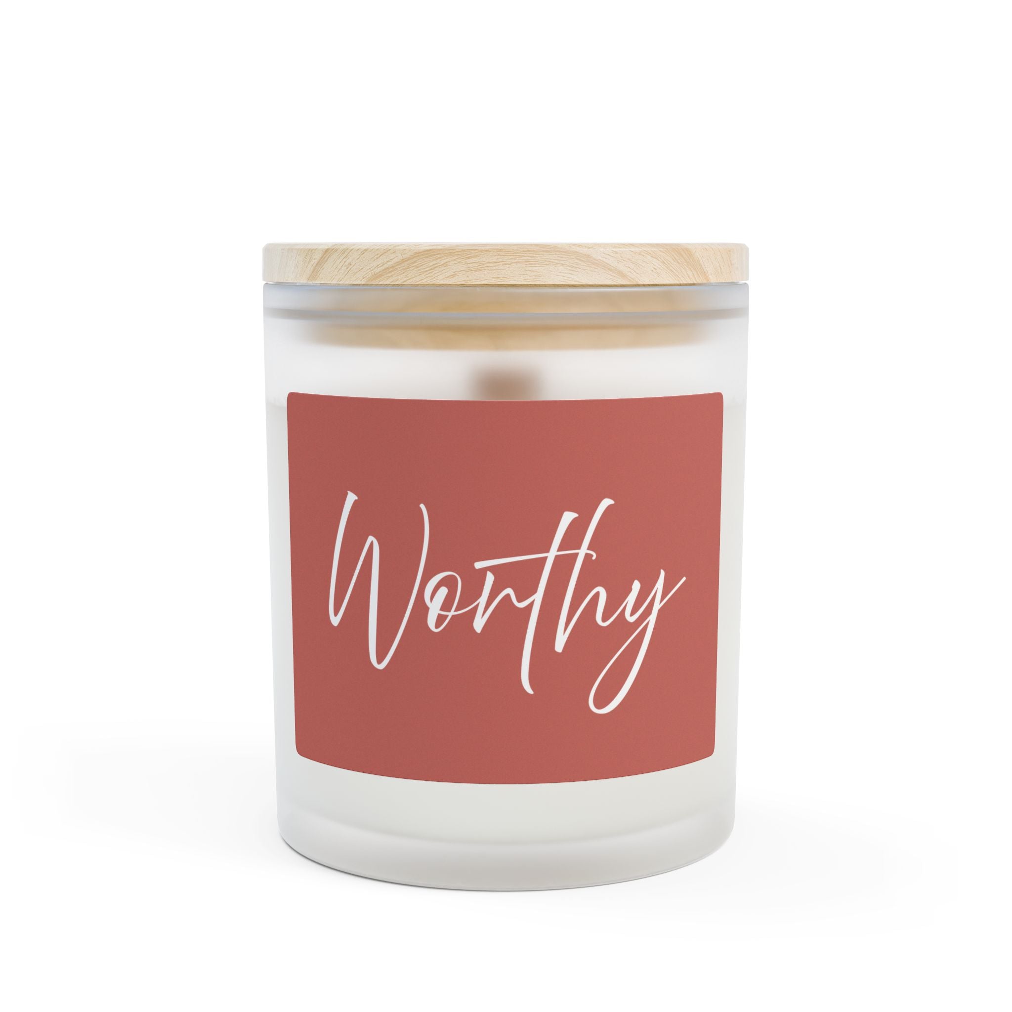 Affirmation Soy Candle:  Worthy (11oz)