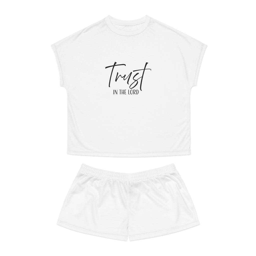 Short Pajama Set: Inspirational - Trust in the Lord
