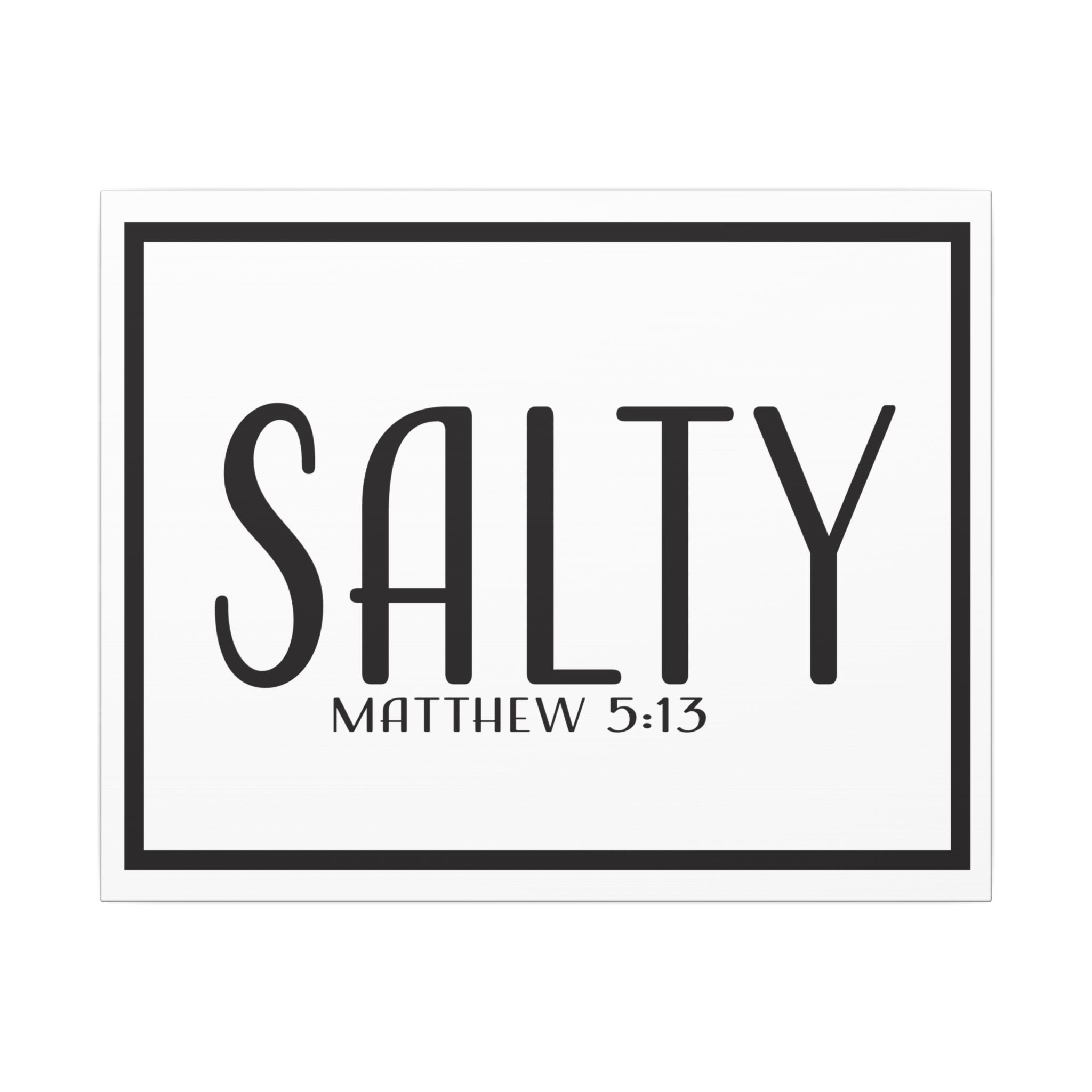 Canvas Wall Art:  Inspirational - Salty Matthew 5:13