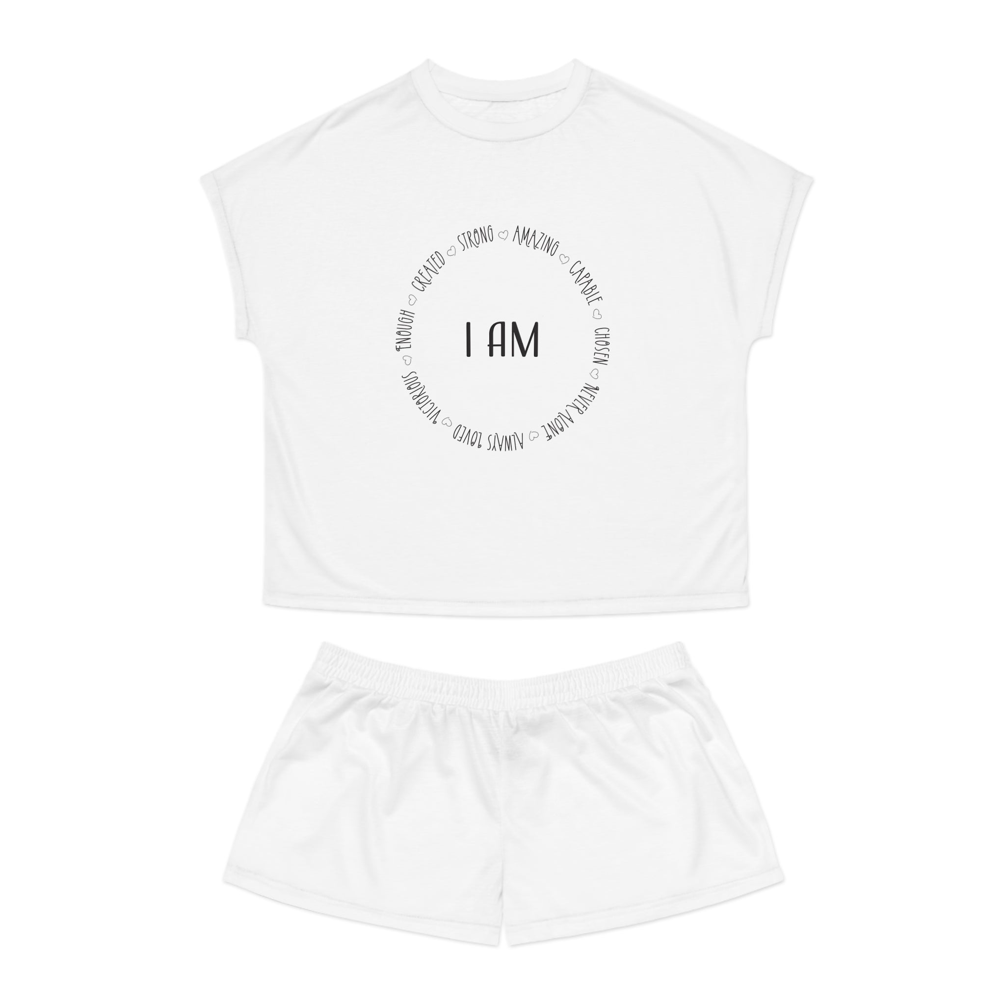 Short Pajama Set: I am