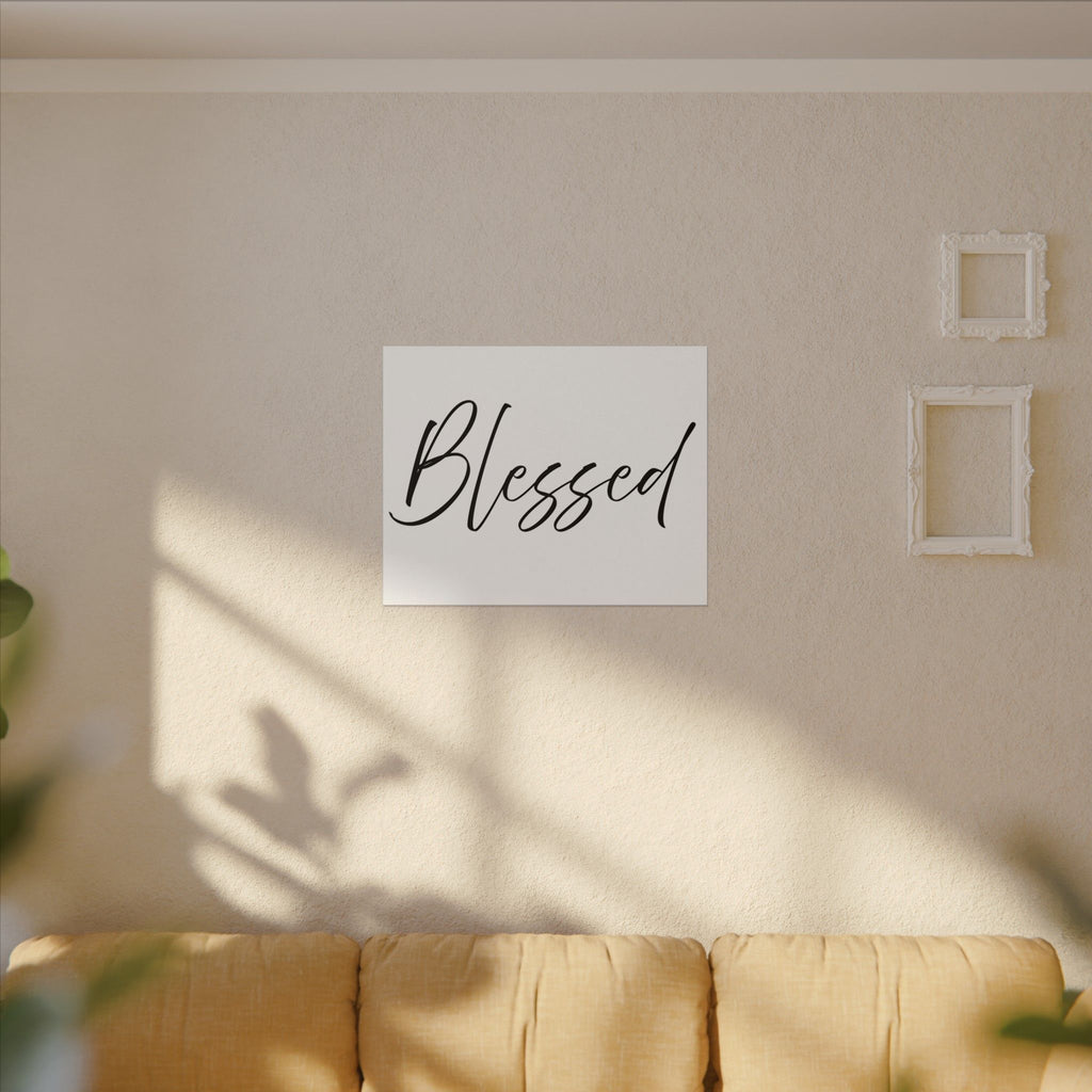 Canvas Wall Art:  Inspirational - Blessed