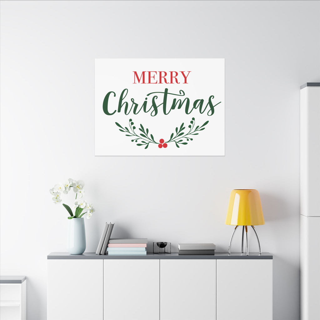 Canvas Wall Art: Holiday - Merry Christmas