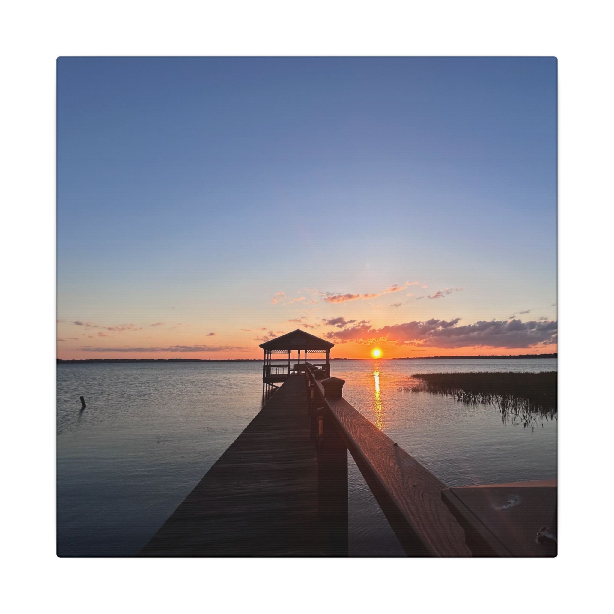 Canvas Print: Sunset on Lake Minnehaha