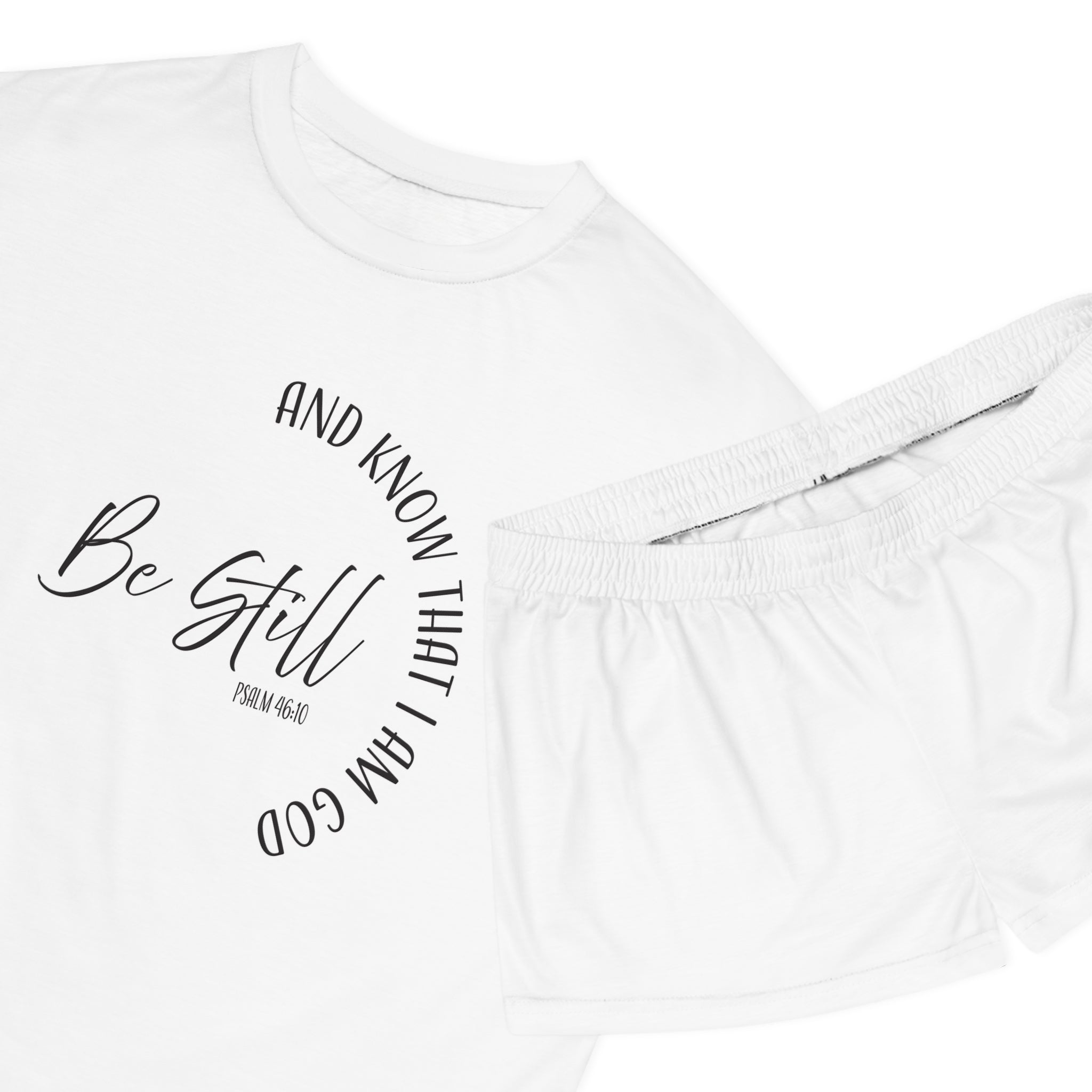 Short Pajama Set: Be Still