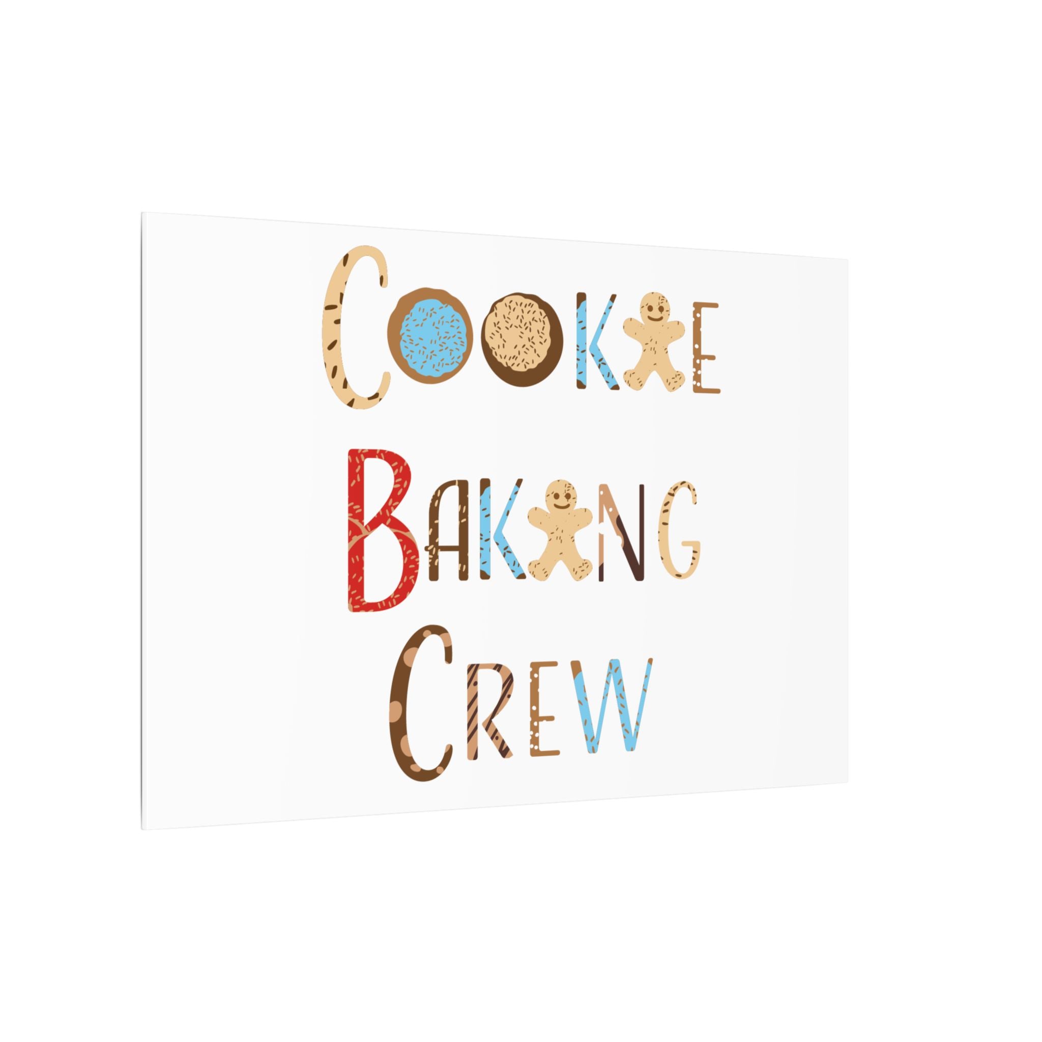 Canvas Wall Art: Cookie Baking Crew