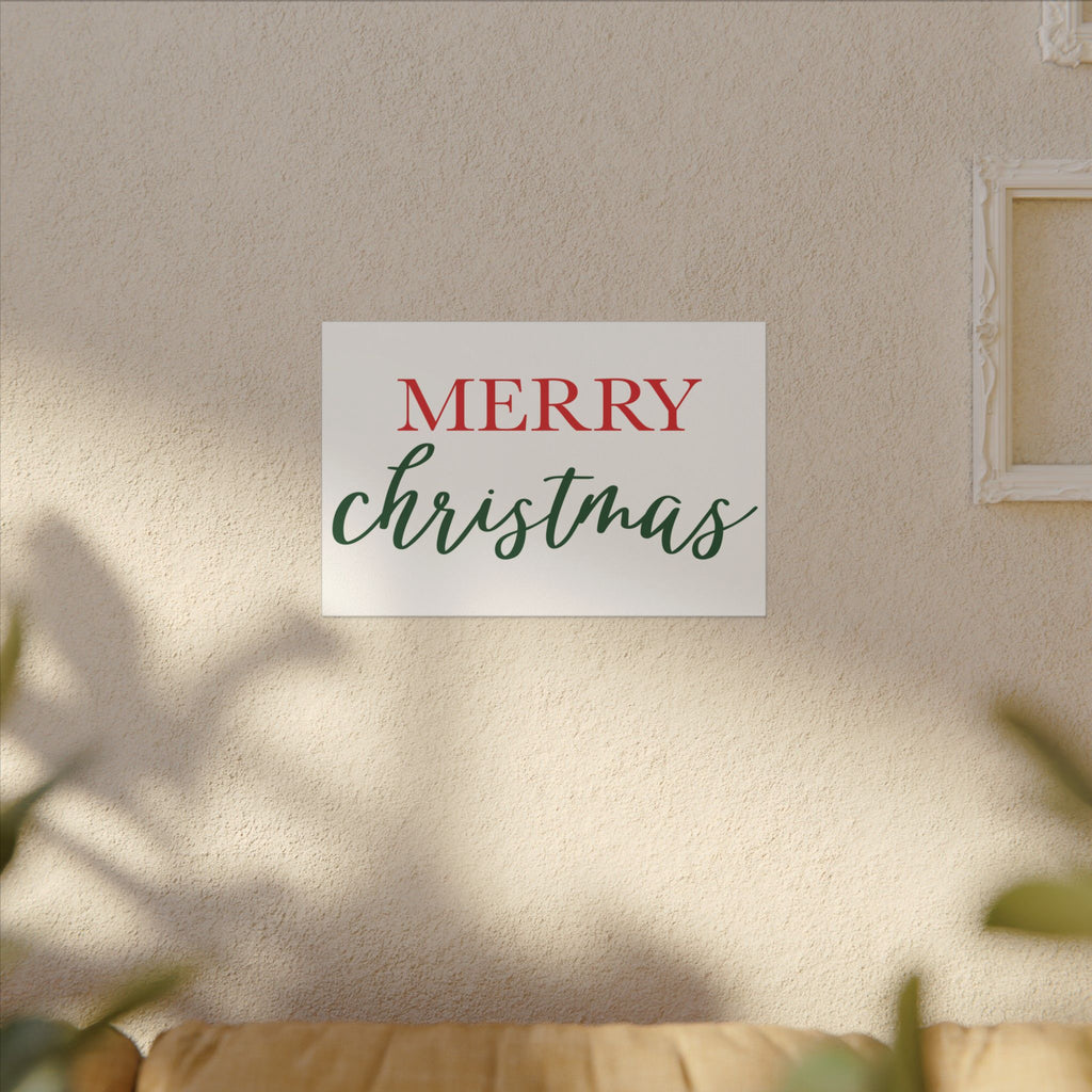 Canvas Wall Art: Holiday - Merry Christmas