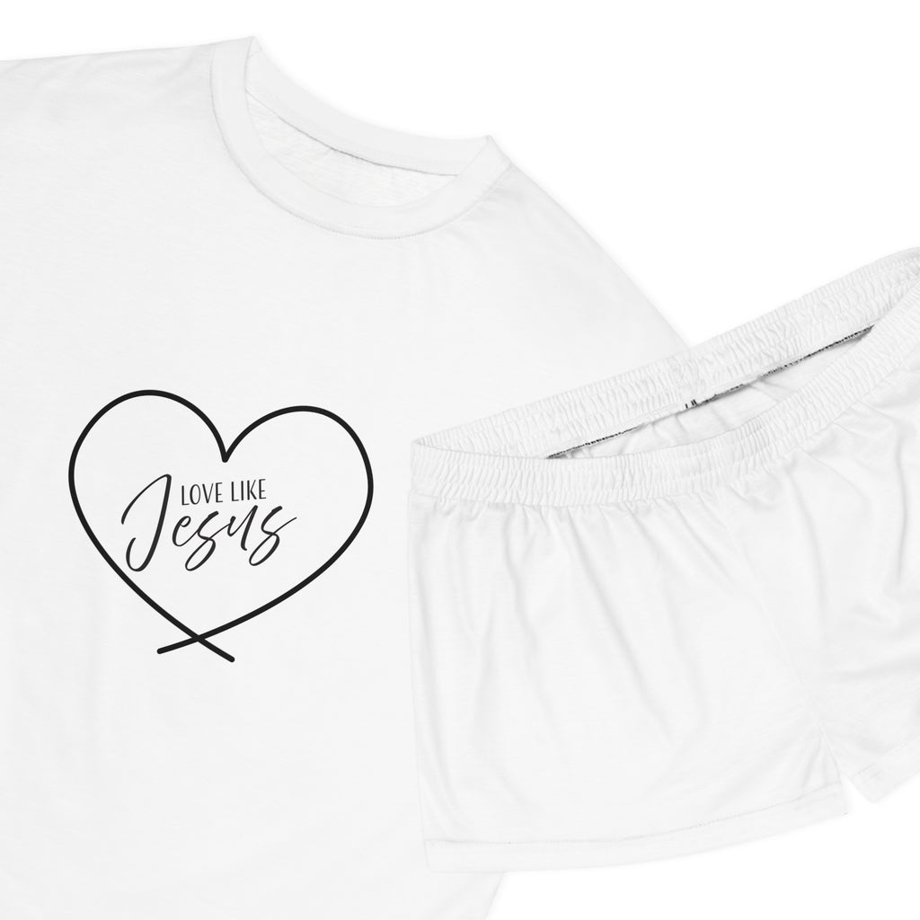 Short pajama set: Inspirational - Love Like Jesus