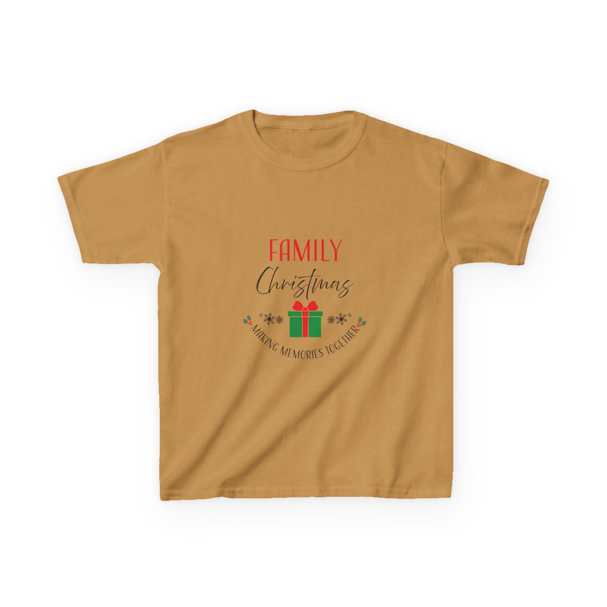 Kids Tee — “Family Christmas” Gift Holiday Shirt
