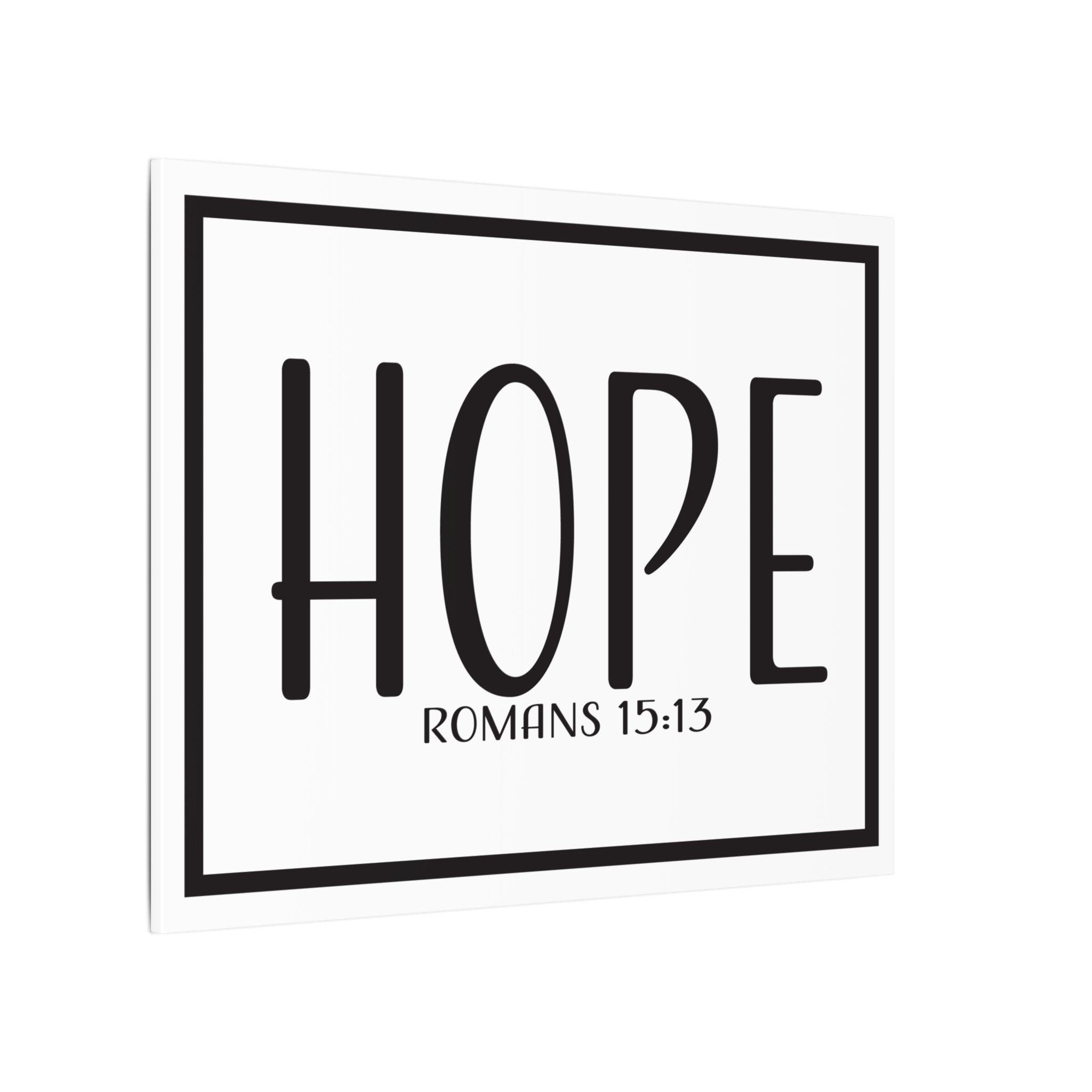 Canvas Wall Art:  Inspirational - Hope Romans 15:13